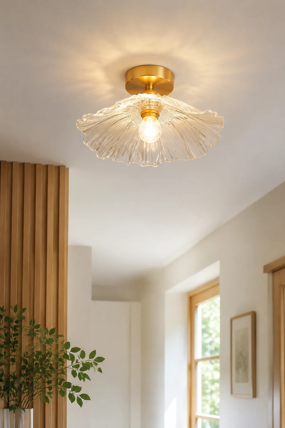 Carins Semi-Flush Mount Deckenleuchte 3 Farbtemperatur schaltbar, reines Kupfer, 2 Farben - Lumpaz