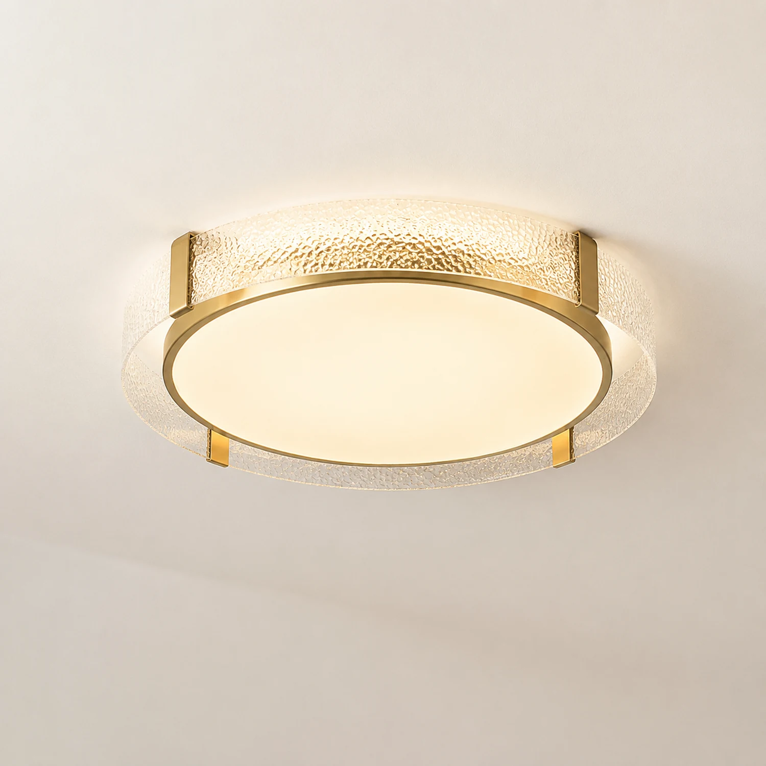 Quinn Deckenleuchte, Kupfer & Glas, ∅40/50/60cm - Lumpaz