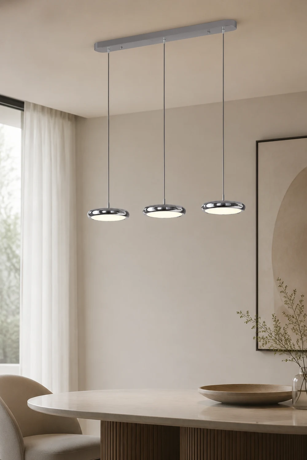 Welsh Cluster Pendelleuchte Farbtemperatur umschaltbar, 1/3 Kopf 3 Farbe - Lumpaz