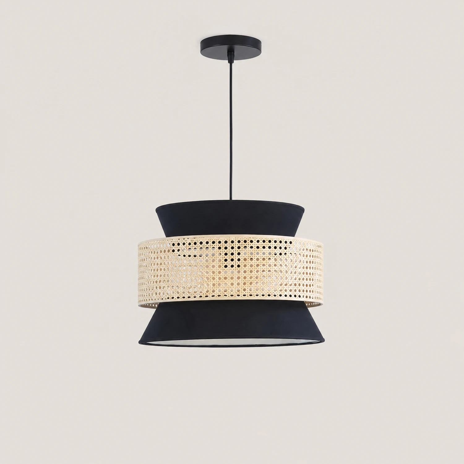 Ritta Pendelleuchte, Dunkelgrün, ∅40/50/60cm - Lumpaz