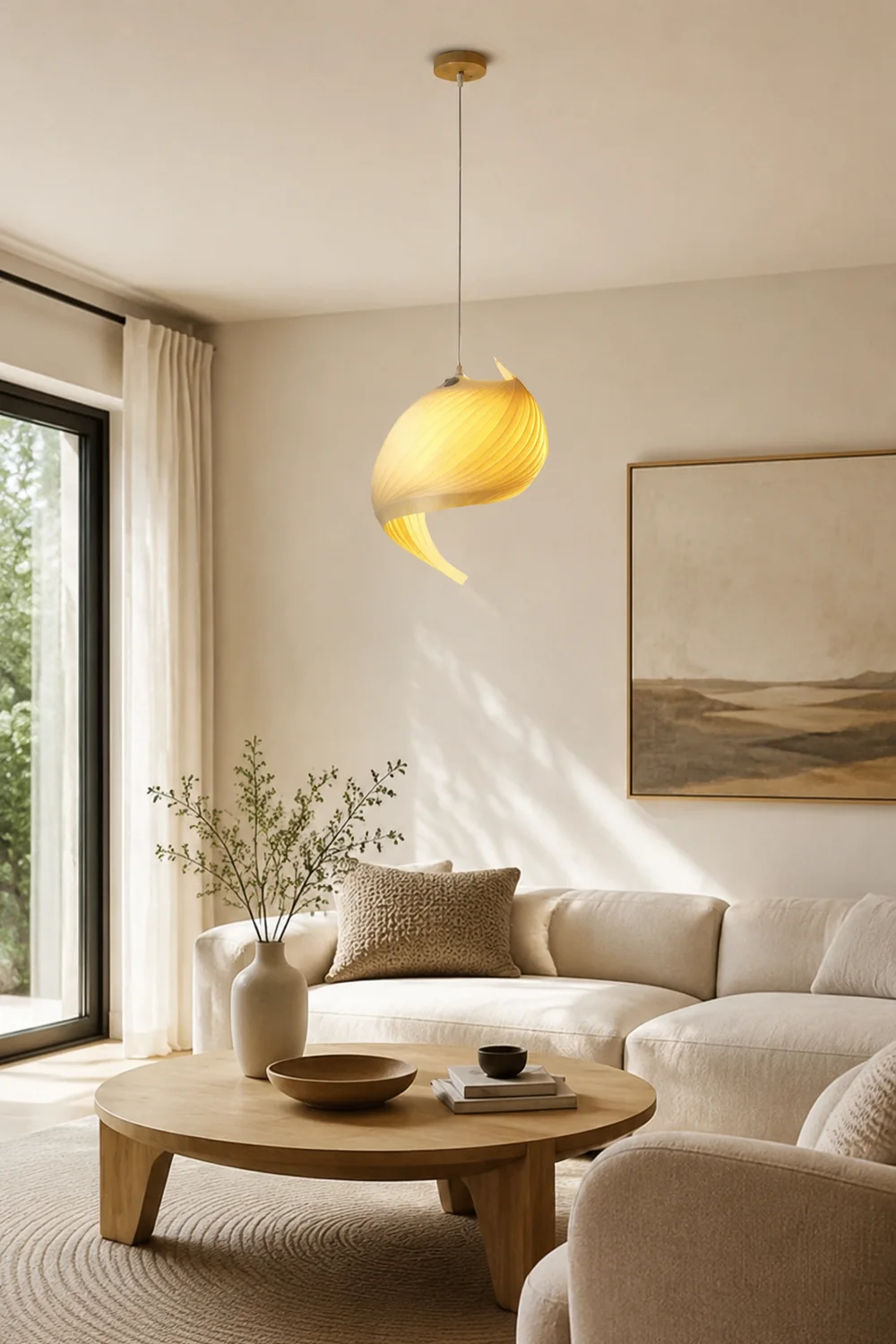 Ozawa Pendelleuchte, Holz - Lumpaz