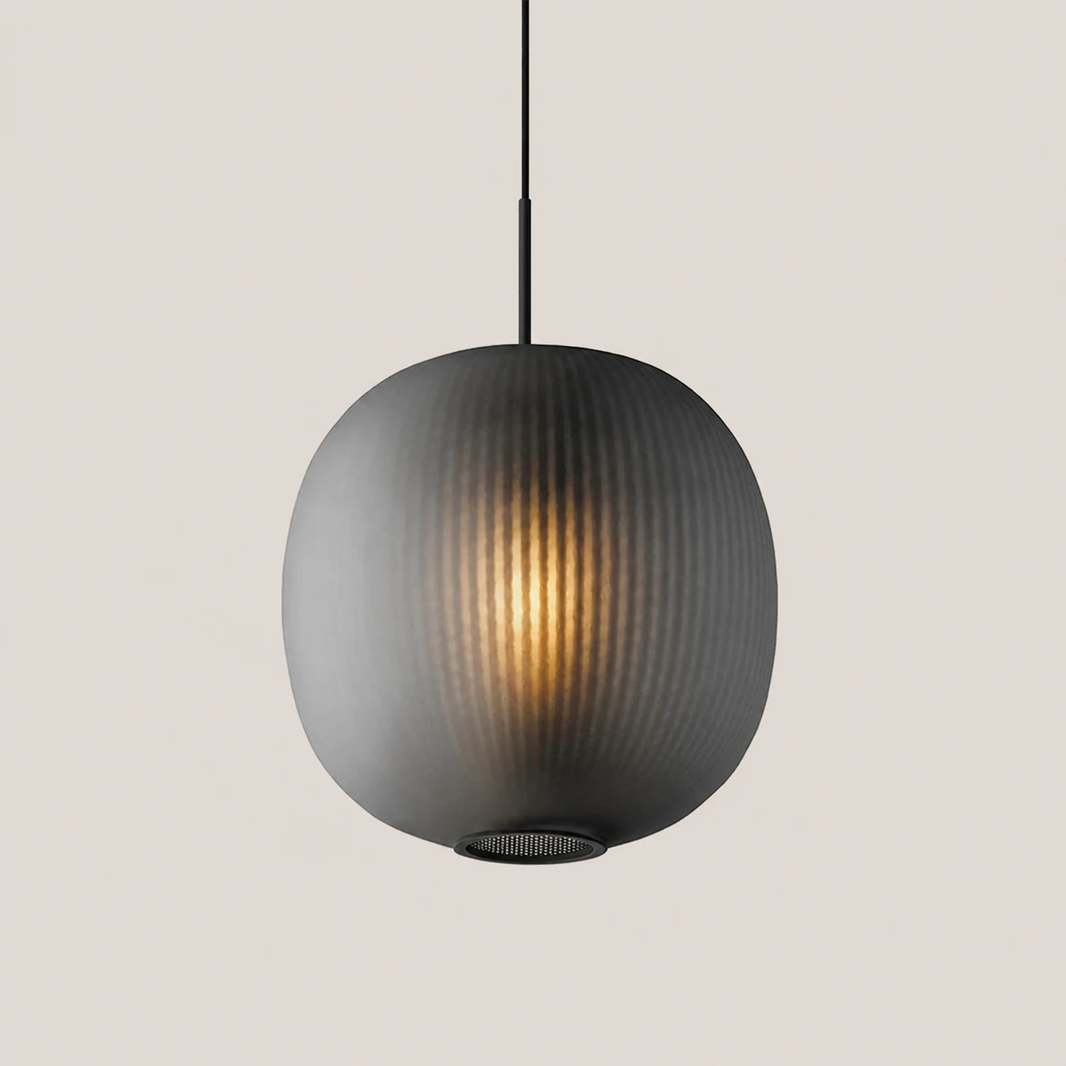 Hailie mattiertes Glas Pendelleuchte, 2 Farbe, ∅24CM - Lumpaz