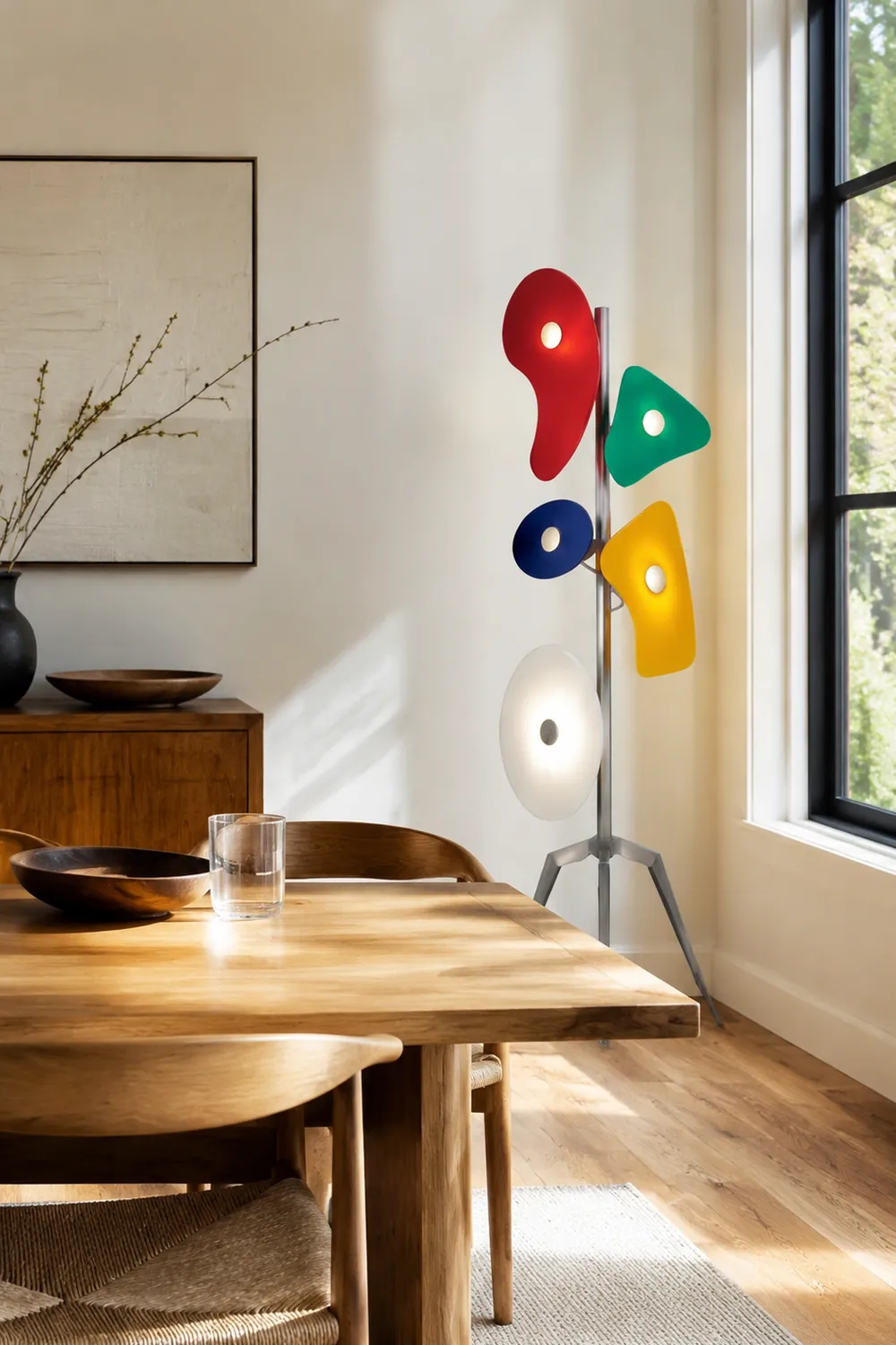 Morandi Bunte Stehlampe, ABS & Metall - Lumpaz
