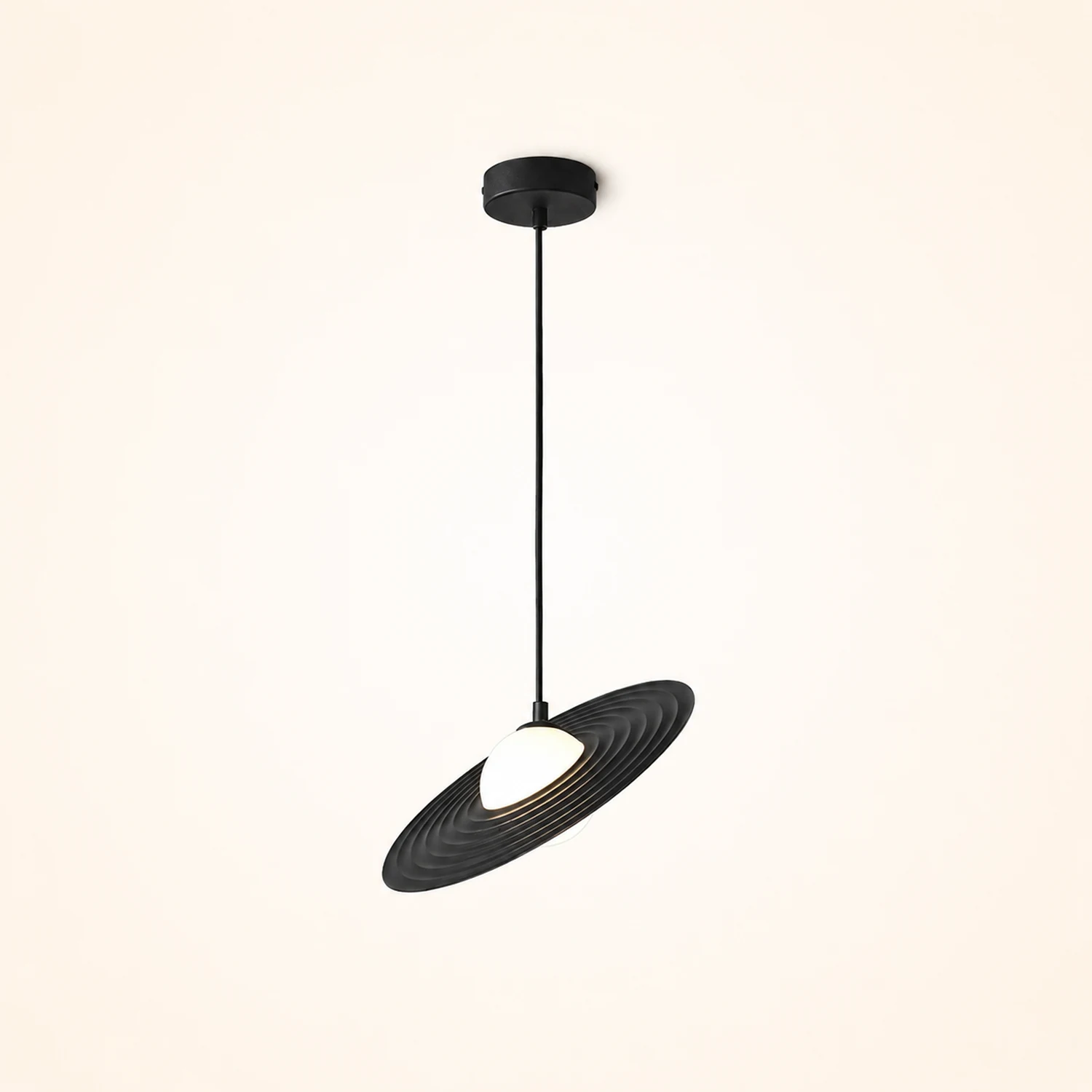 Carins Pendelleuchte Farbe Temperatur Schaltbar, 2 Farbe, ∅30/45cm - Lumpaz