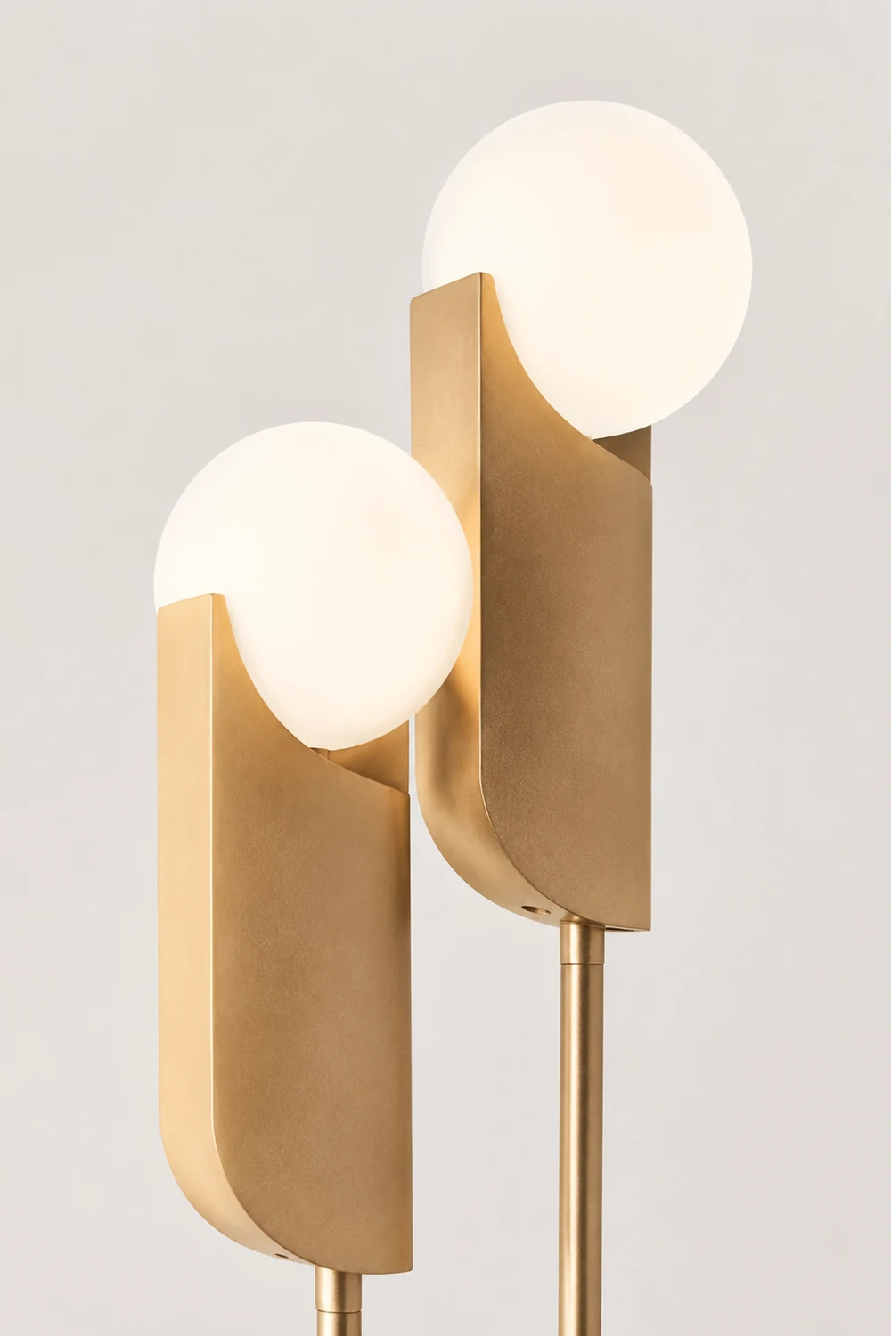 Salgado Stehlampe, Metall, 2-flammig, 165CM Lang - Lumpaz