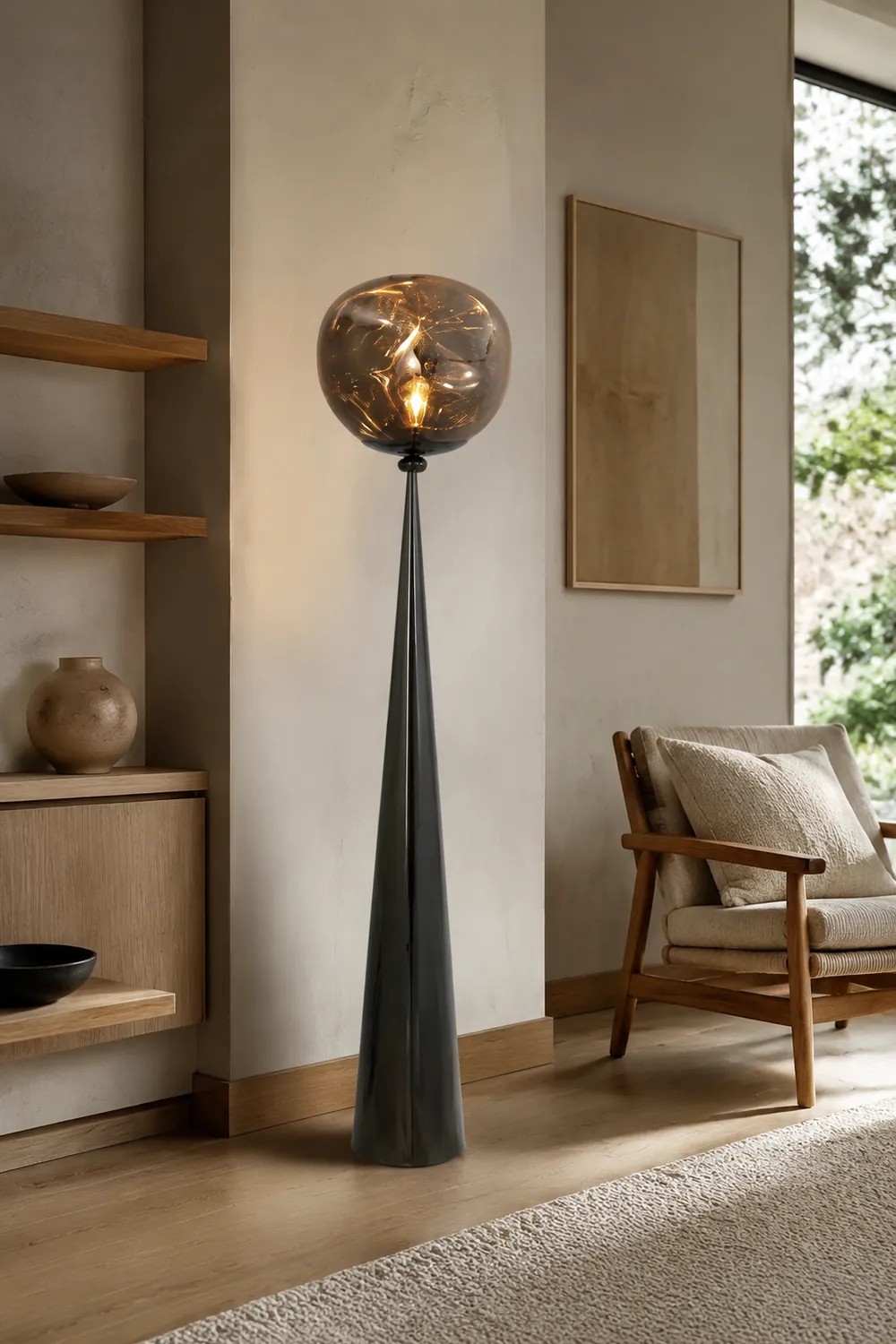 Mirza Stehleuchte, 4 Farben, ∅38CM - Lumpaz