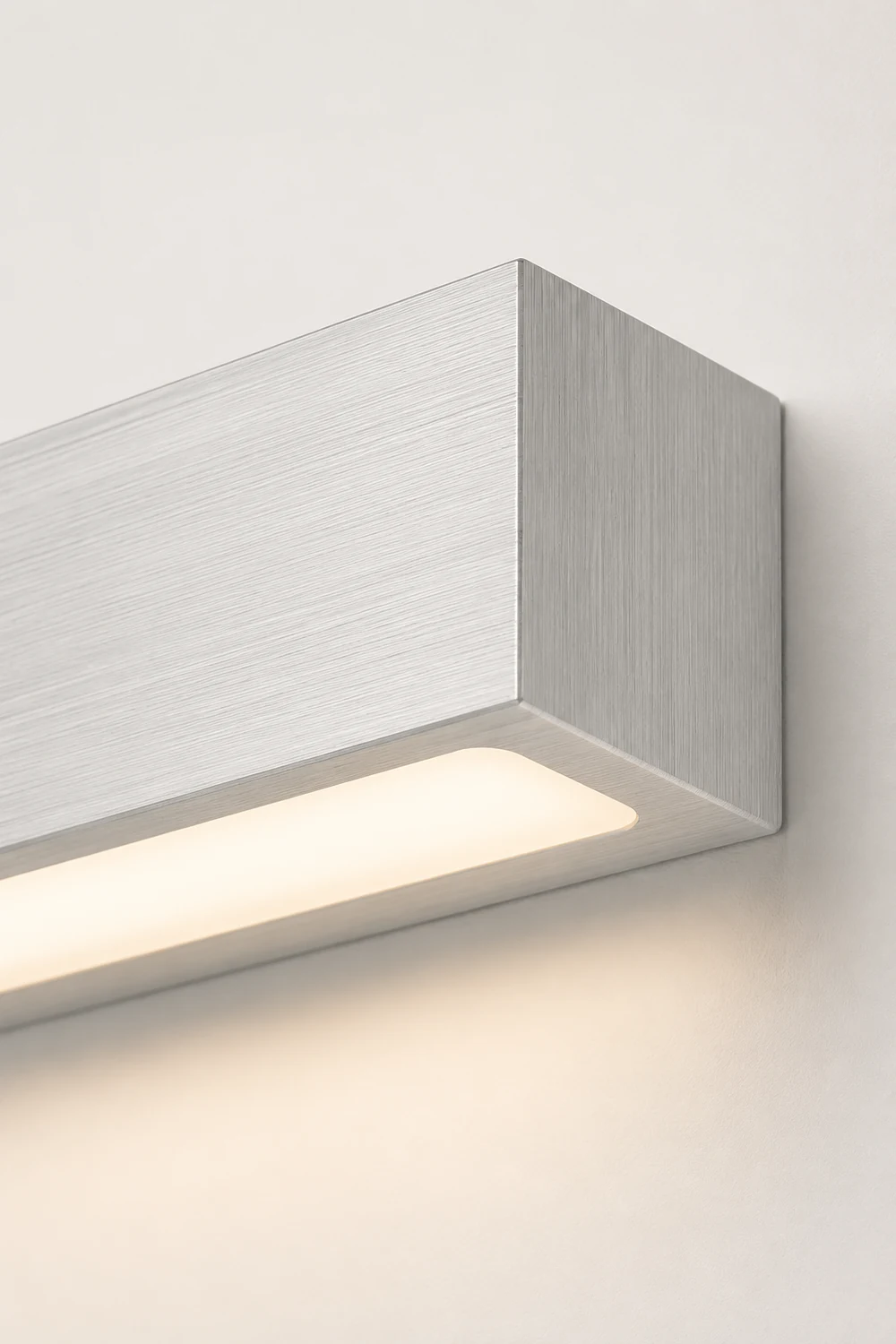 Edge Rechteckige Spiegelfront Wandleuchte, Metall, L40/50/60/70CM - Lumpaz