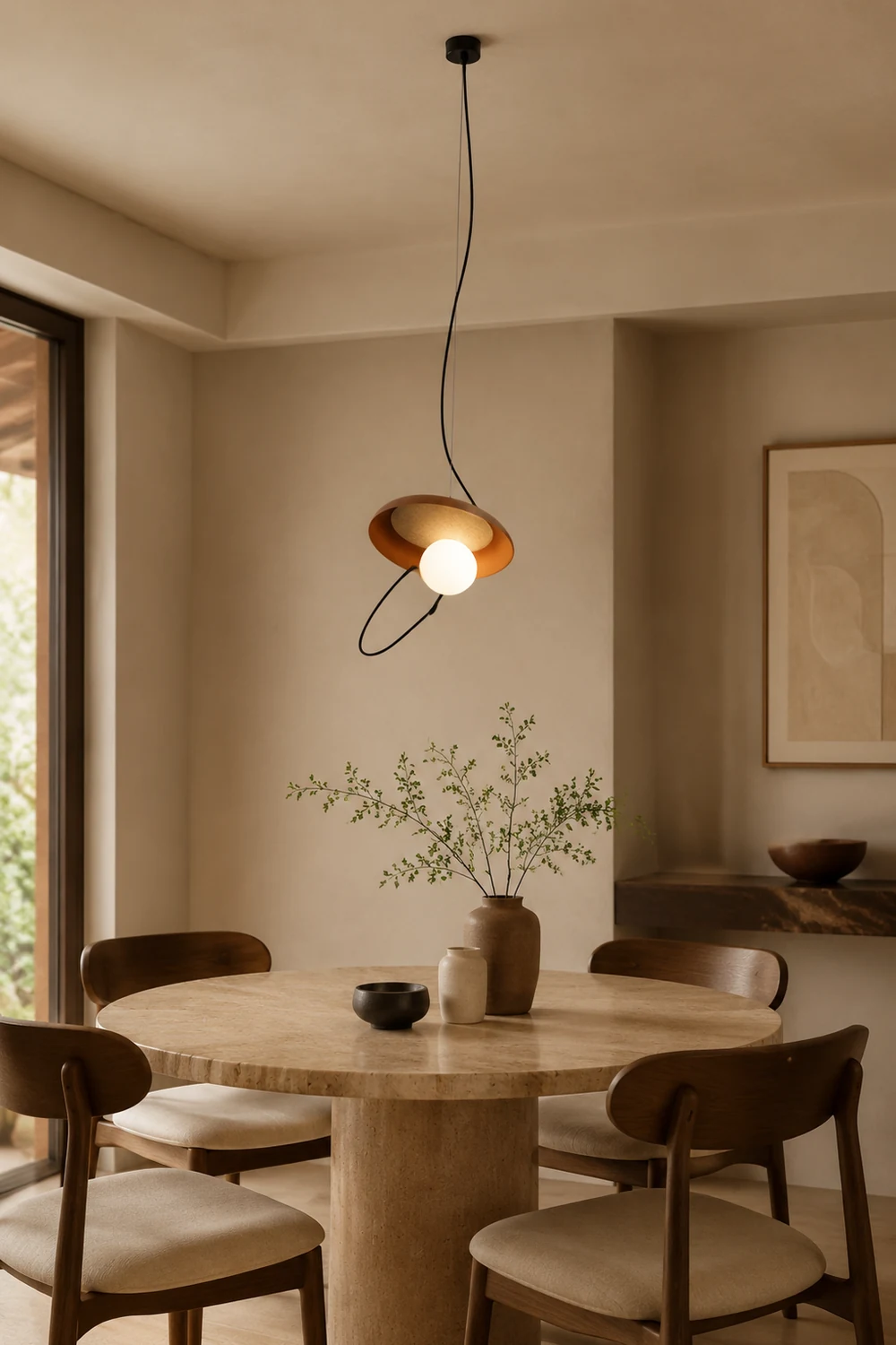 Nordic Creative Metal Bedside Chandelier Pendelleuchte für Schlafzimmer, Esszimmer - Lumpaz