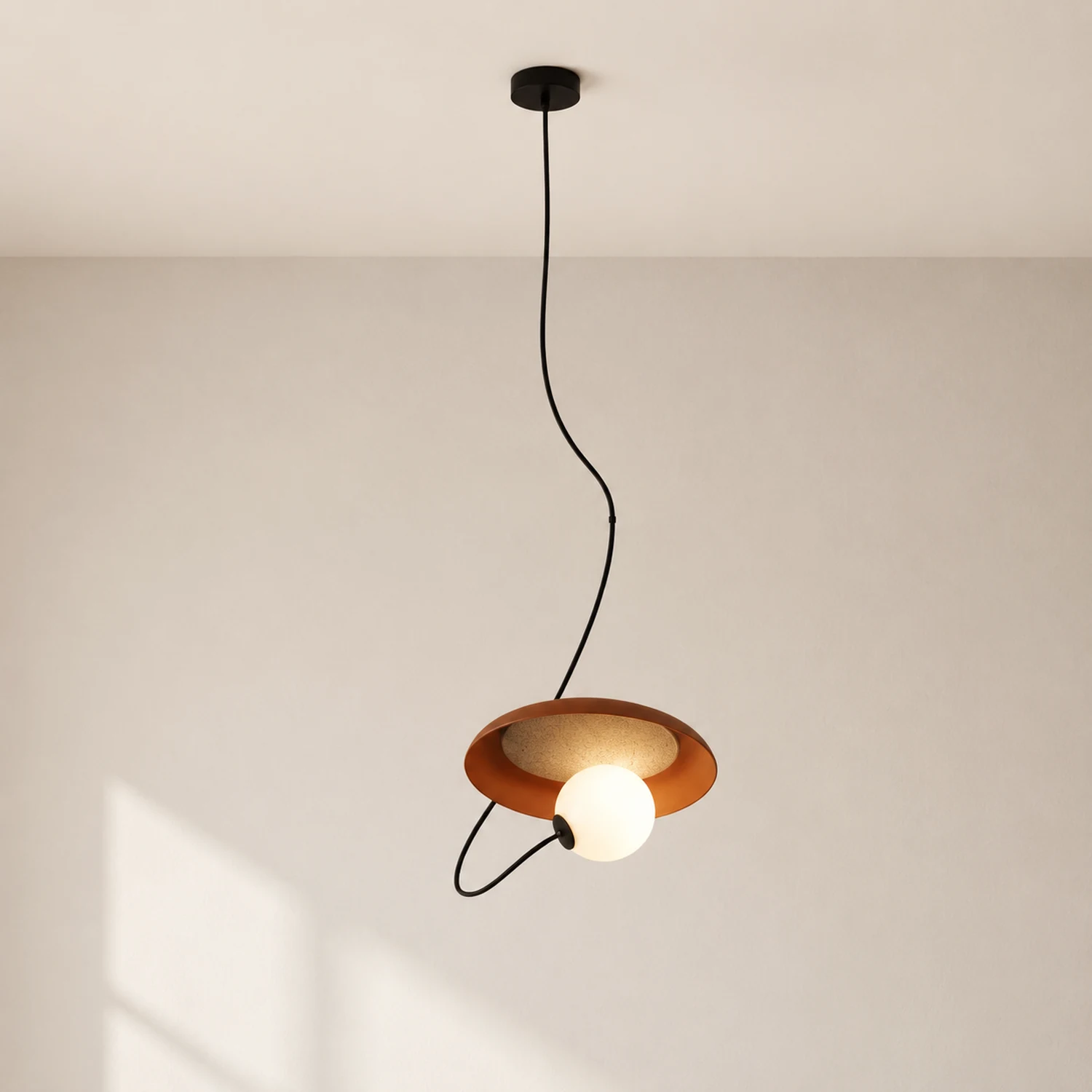 Nordic Creative Metal Bedside Chandelier Pendelleuchte für Schlafzimmer, Esszimmer - Lumpaz