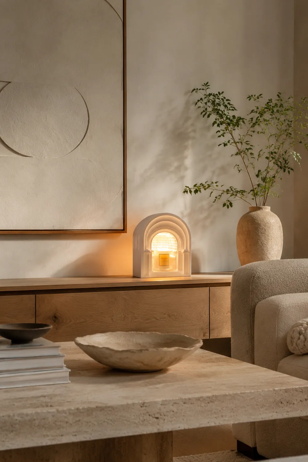 Félicie Aroma-Kerze Schmelzen Tischlampe, 2 Stile - Lumpaz