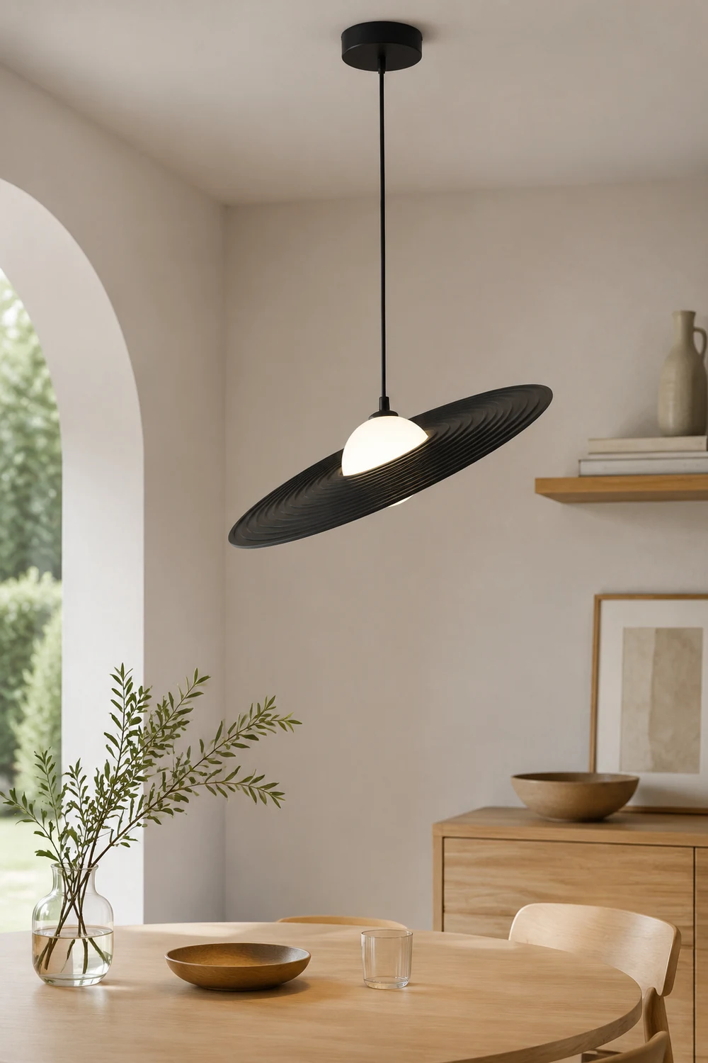 Carins Pendelleuchte Farbe Temperatur Schaltbar, 2 Farbe, ∅30/45cm - Lumpaz