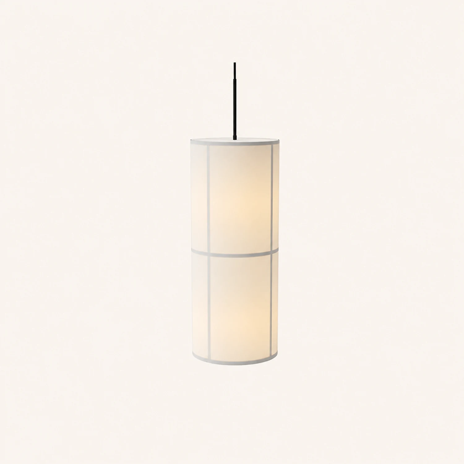 Renée Pendelleuchte 2 Farbe, Stoff, ∅18/37cm - Lumpaz