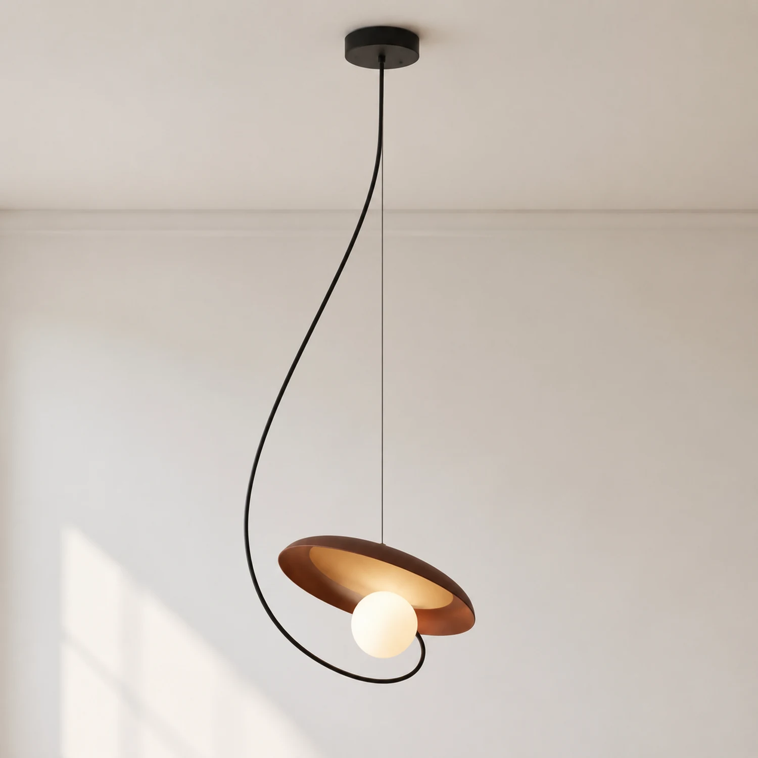 Avi Pendelleuchte 3 Farben, Glas, ∅25/35CM - Lumpaz