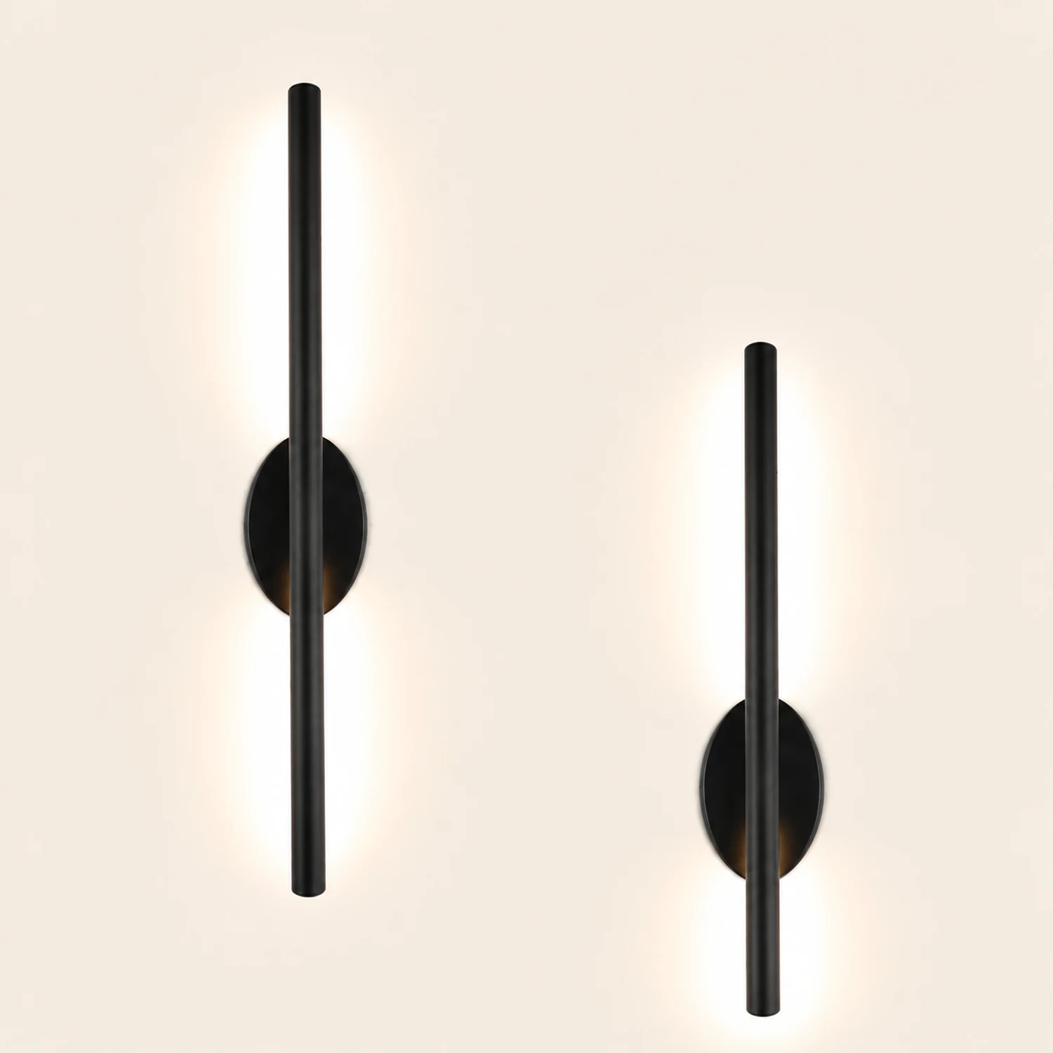 Edge Spiegelfront Waschtisch-Wandleuchte, L 60/80/100/120CM - Lumpaz