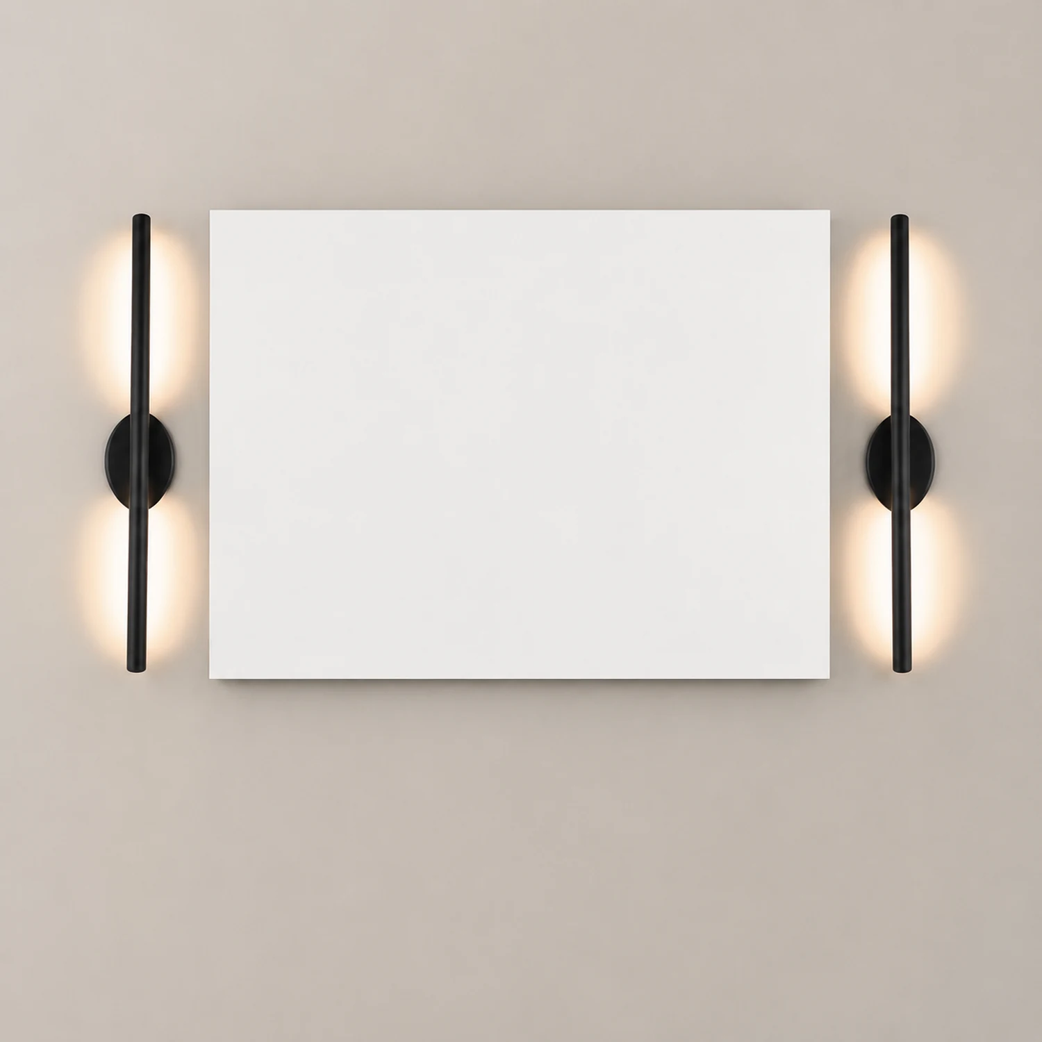 Edge Spiegelfront Waschtisch-Wandleuchte, L 60/80/100/120CM - Lumpaz