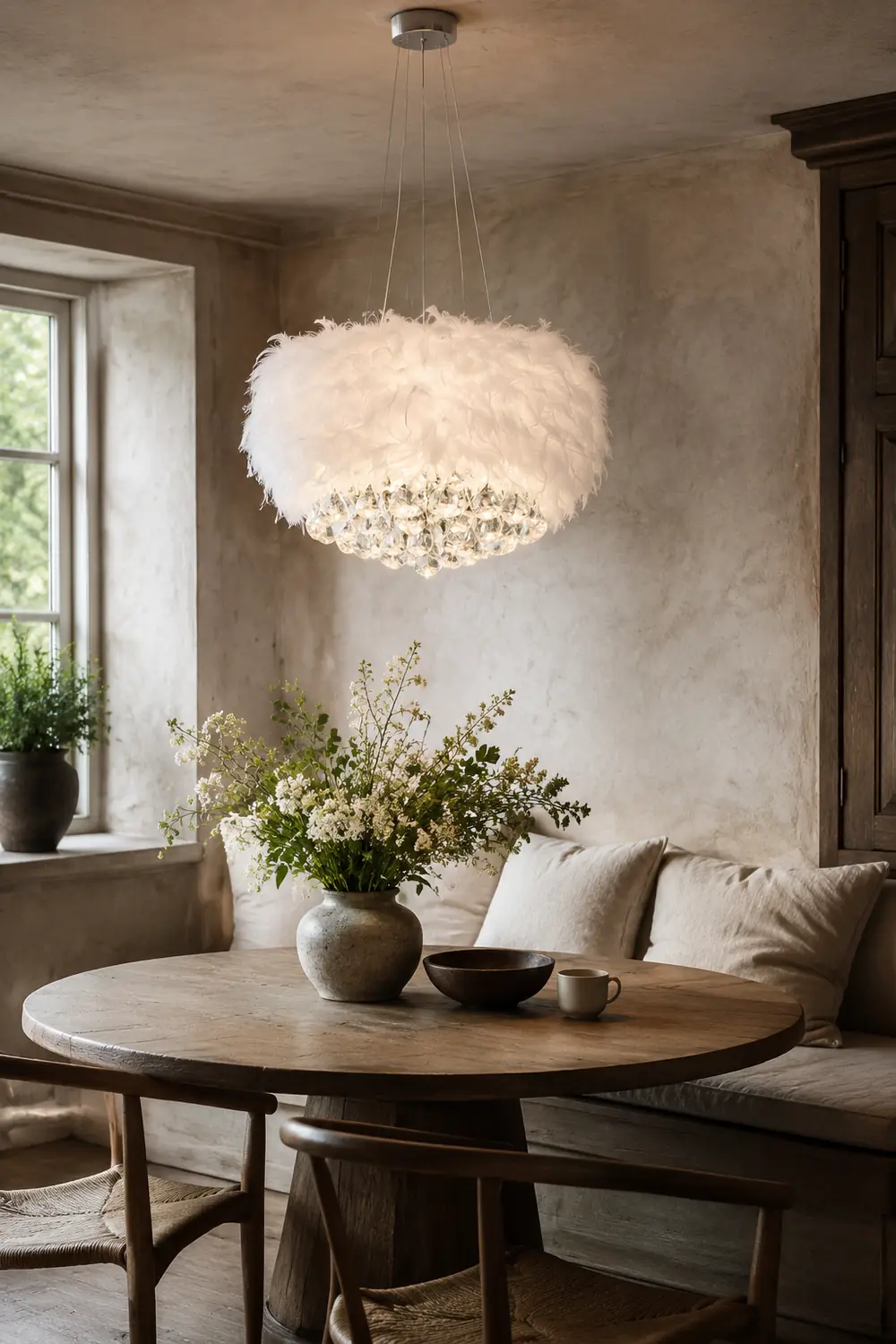 O'Moore Federkristall Pendelleuchte, ∅40/45/50/55cm - Lumpaz