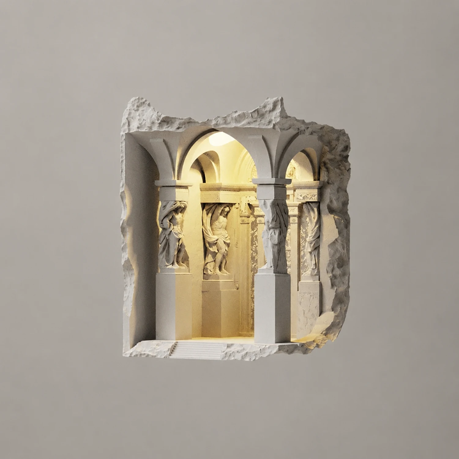 Félicie Eingebettet Wandlampe, 3 Stile - Lumpaz