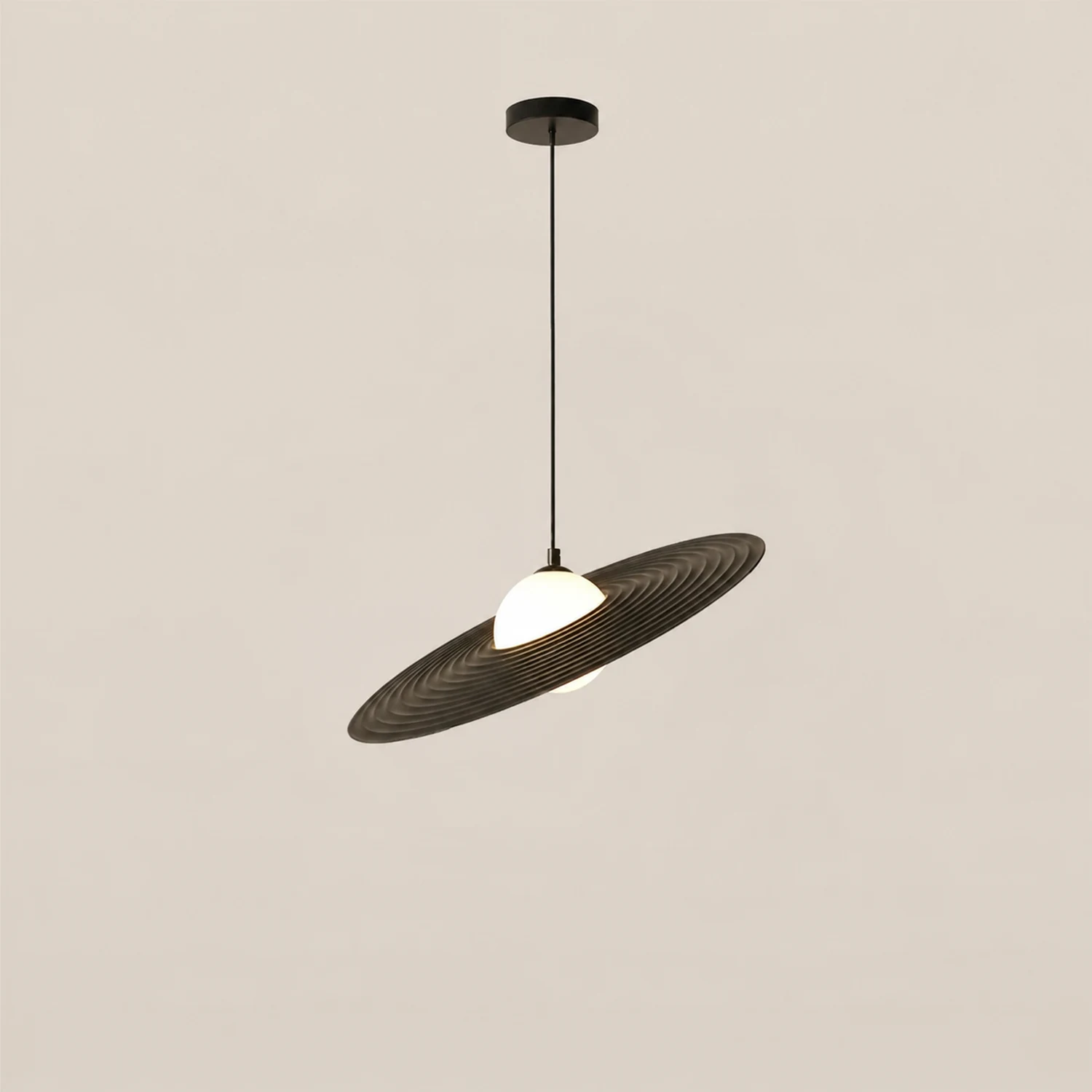 Carins Pendelleuchte Farbe Temperatur Schaltbar, 2 Farbe, ∅30/45cm - Lumpaz