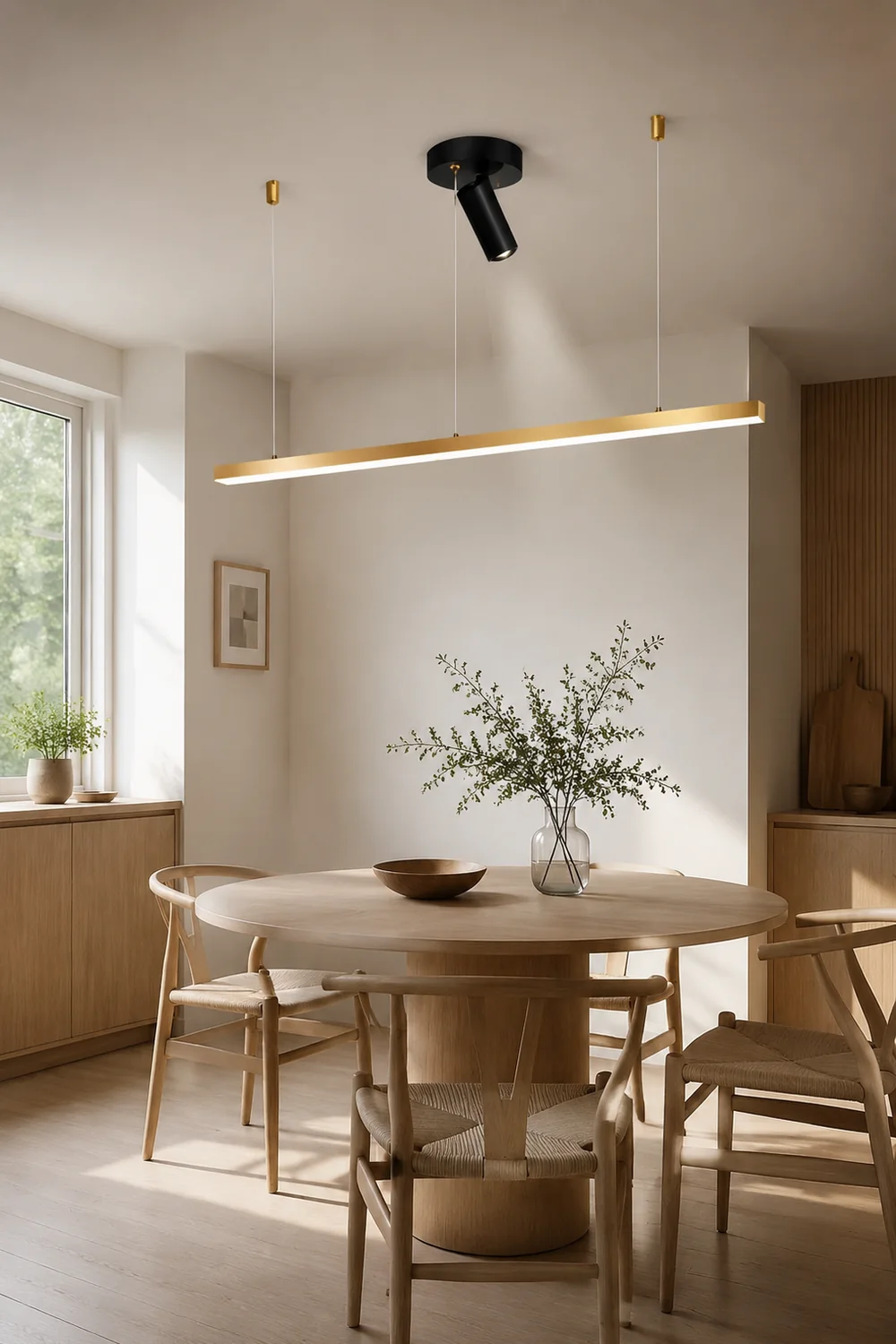 Aluminium Esszimmerleuchte Pendelleuchte Golden Nordic für Restaurant - Lumpaz
