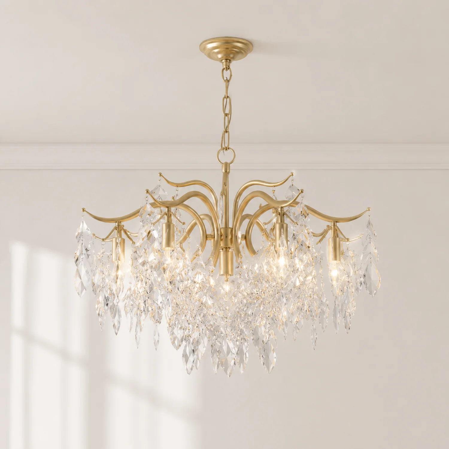 Marilyn Kronleuchter Landhausstil, Kristall, 7/9 Kopf - Lumpaz