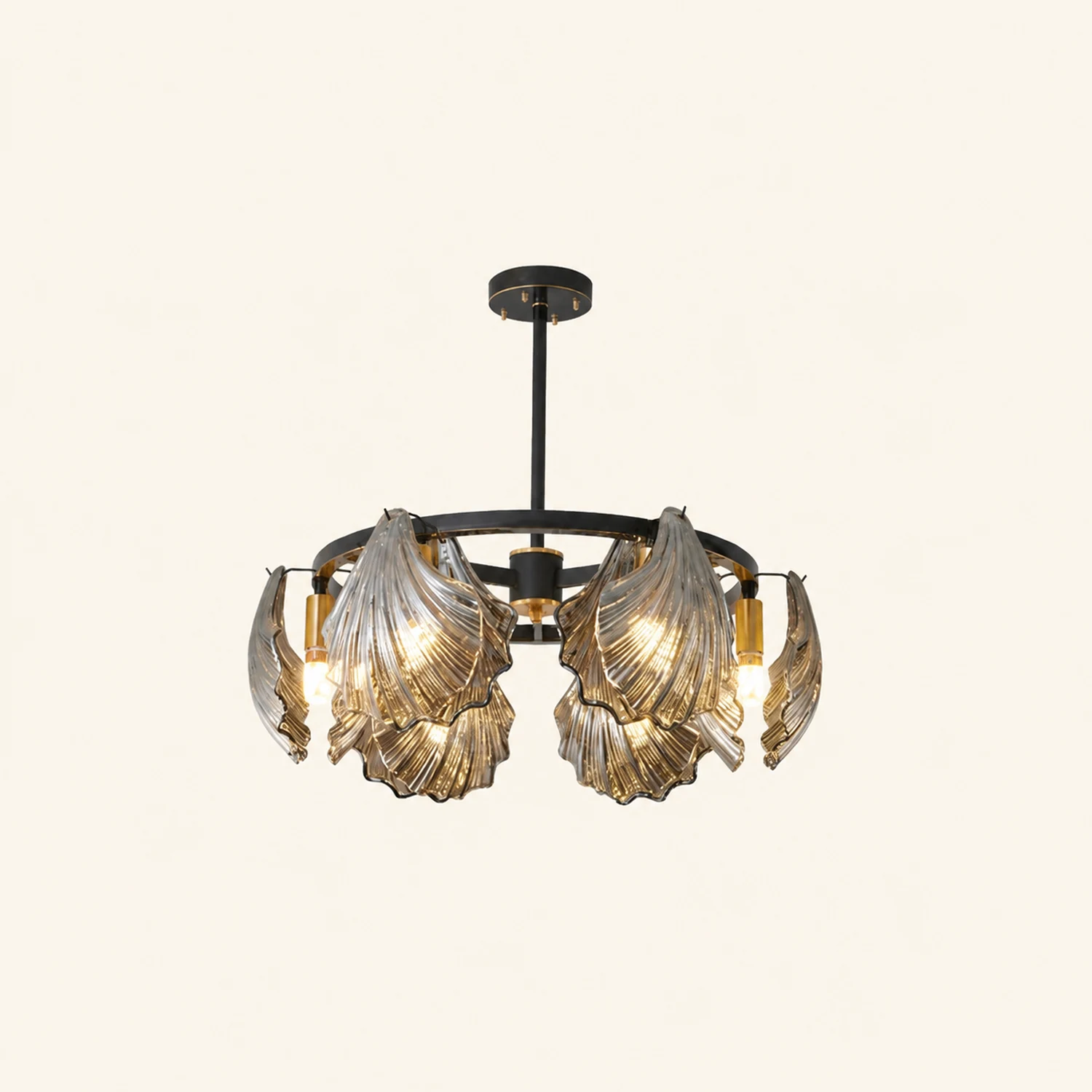 Kirsten Pendelleuchte Dimmbar, Reiner Kupfer& Glas, 2 Farben, ∅60/80/100cm - Lumpaz