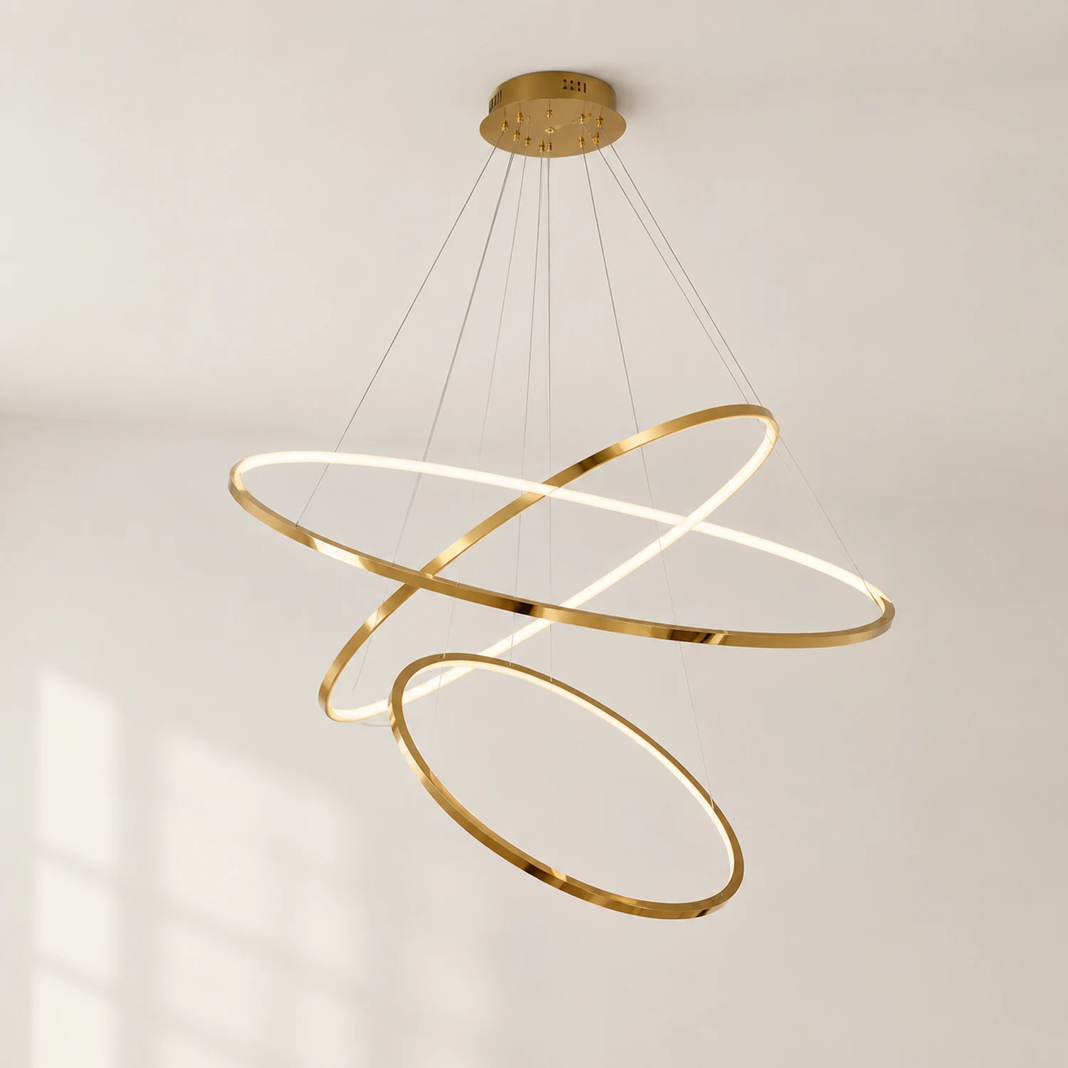 Arisha Pendelleuchte 3 Farbtemperaturen Schaltbar, 3/5 Ringe - Lumpaz