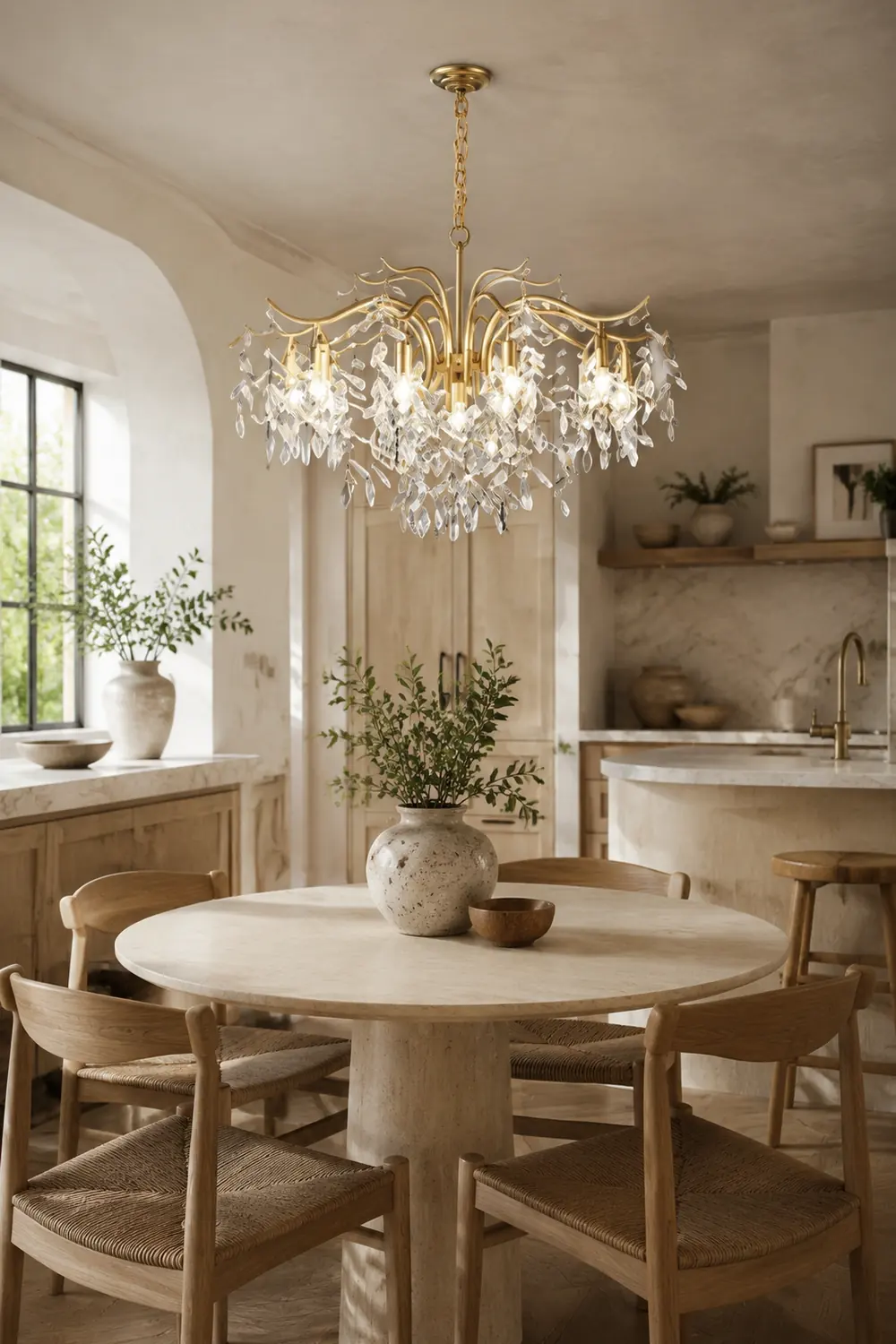 Marilyn Kronleuchter Landhausstil, Kristall, 7/9 Kopf - Lumpaz