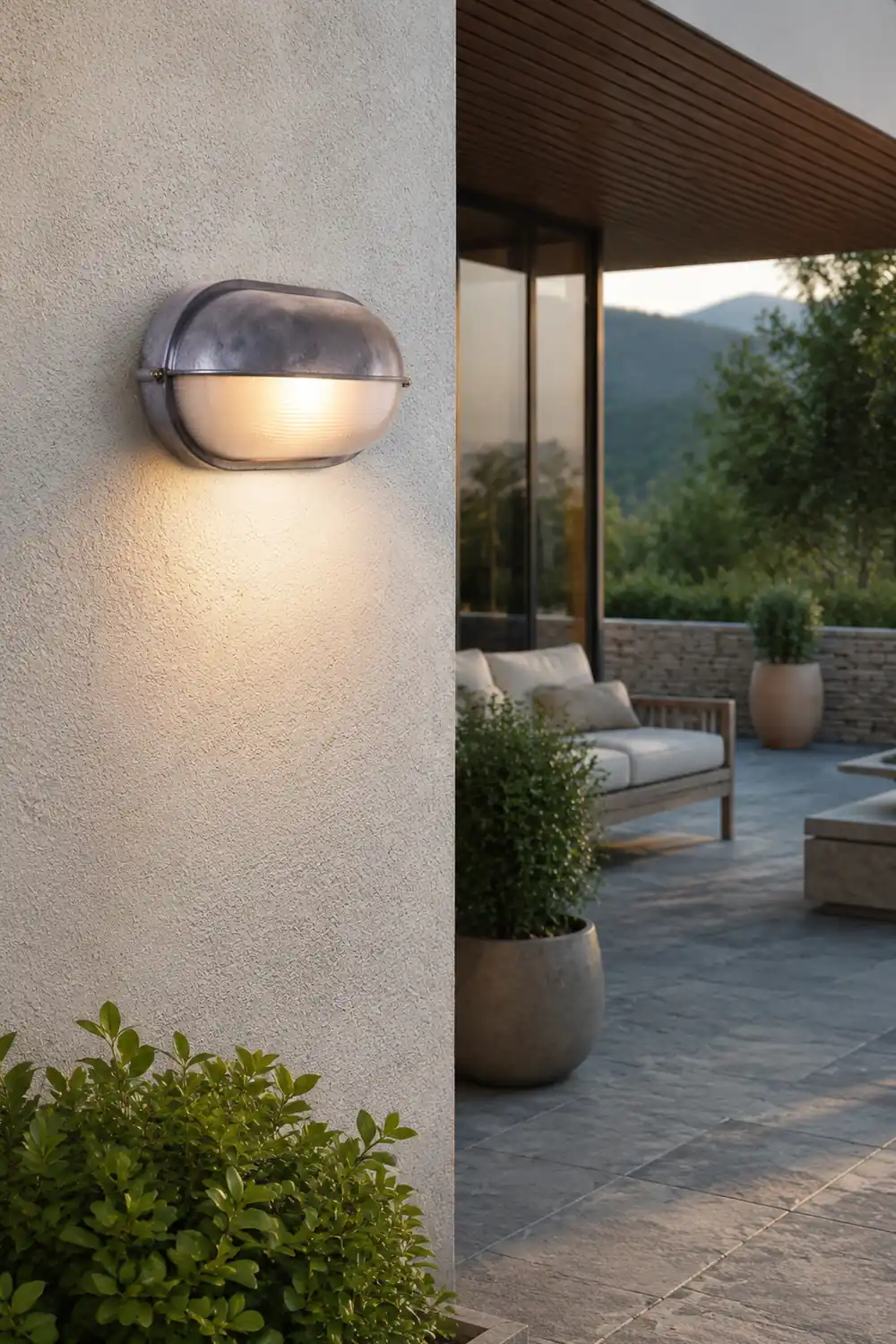 Orr Draußen Wasserdichte Wandlampe, 2 Stile - Lumpaz