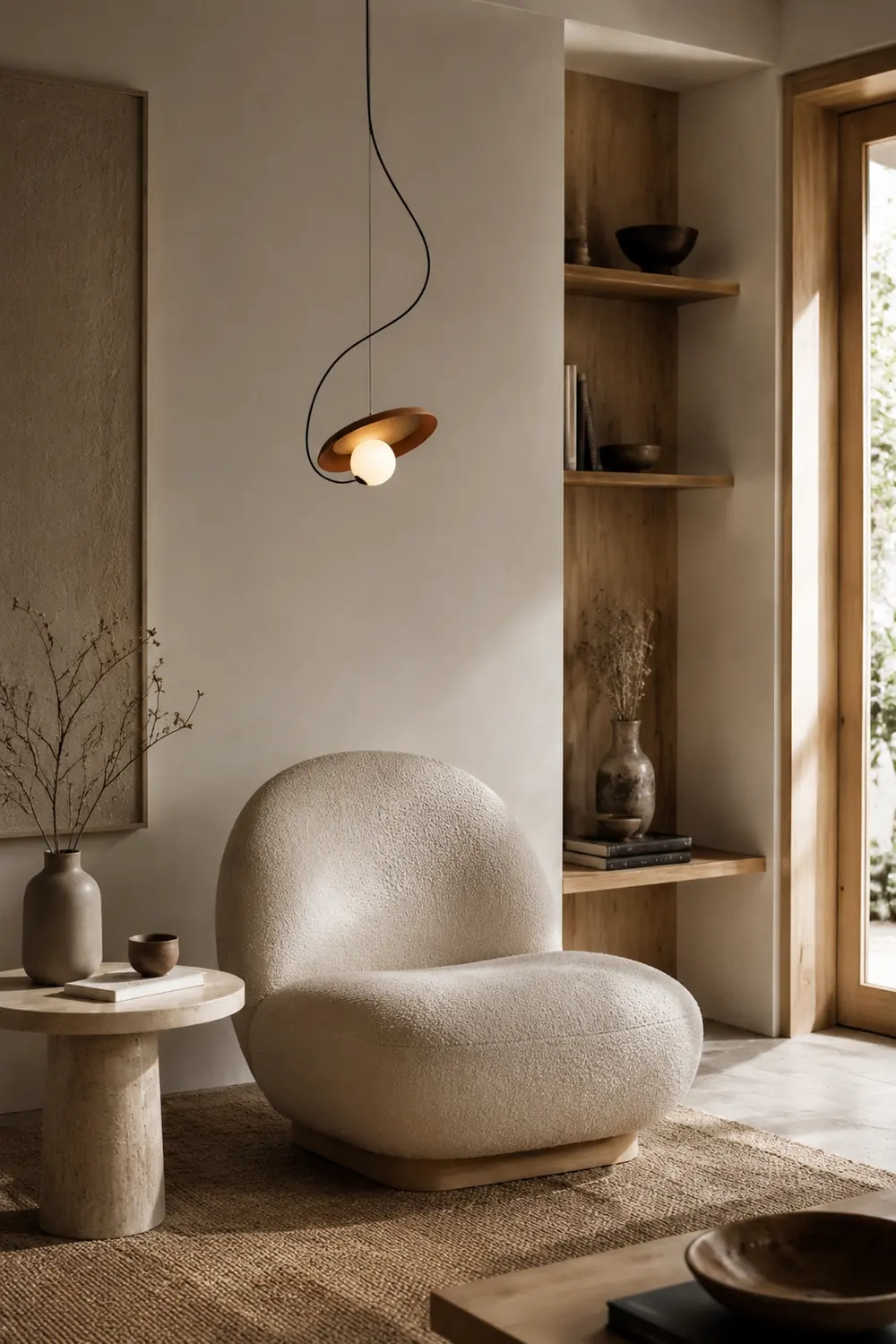 Nordic Creative Metal Bedside Chandelier Pendelleuchte für Schlafzimmer, Esszimmer - Lumpaz