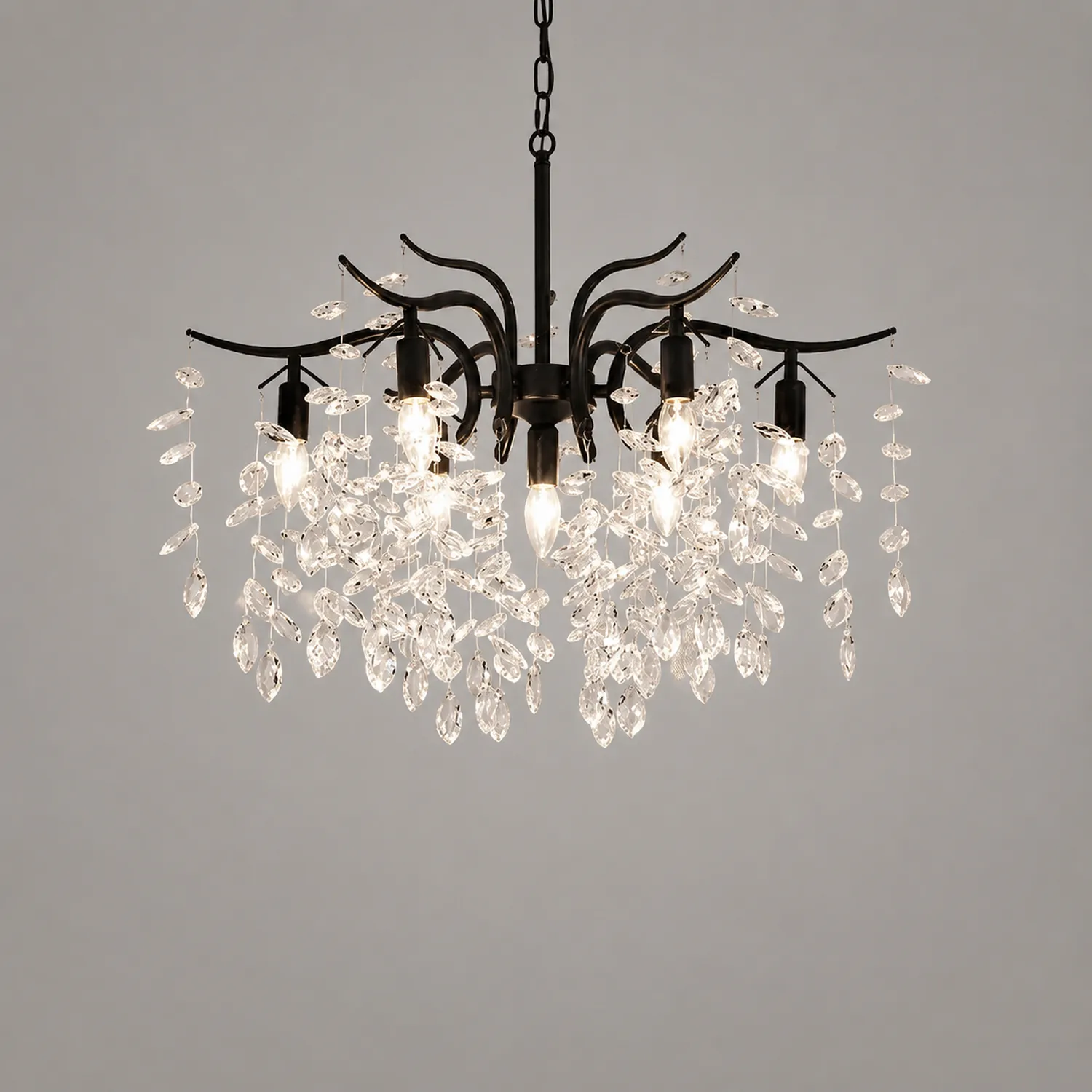 Marilyn Kronleuchter Landhausstil, Kristall, 7/9 Kopf - Lumpaz