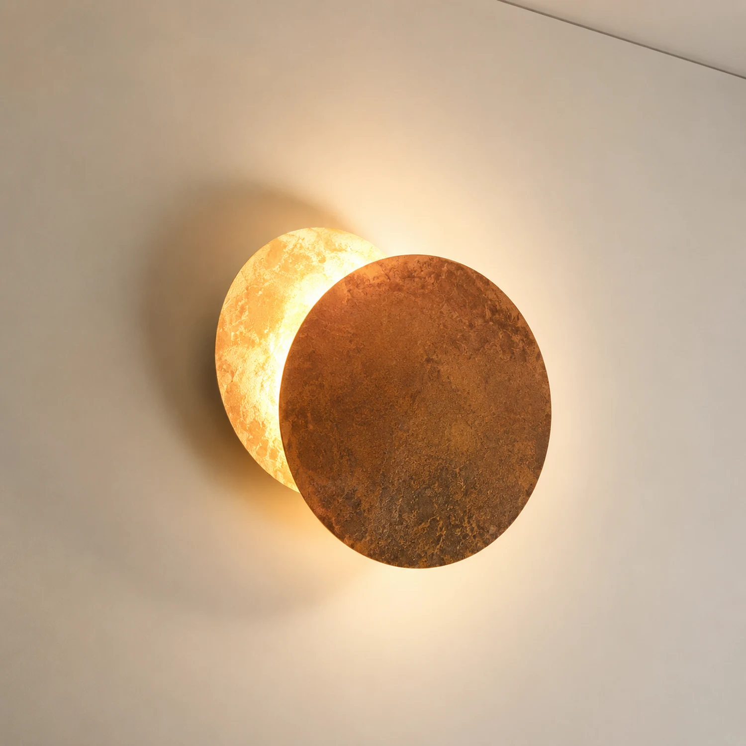 Nordische Mond Eclipse Kreative Wandleuchte für Wohnzimmer & Schlafzimmer - Lumpaz