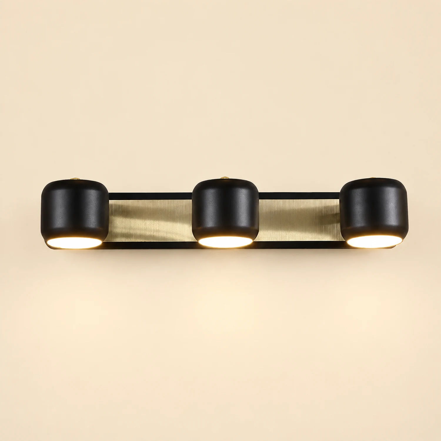 Cooley Metall Donut Form Spiegelfront Waschtisch-Wandleuchte, 2/3/4-flammig - Lumpaz