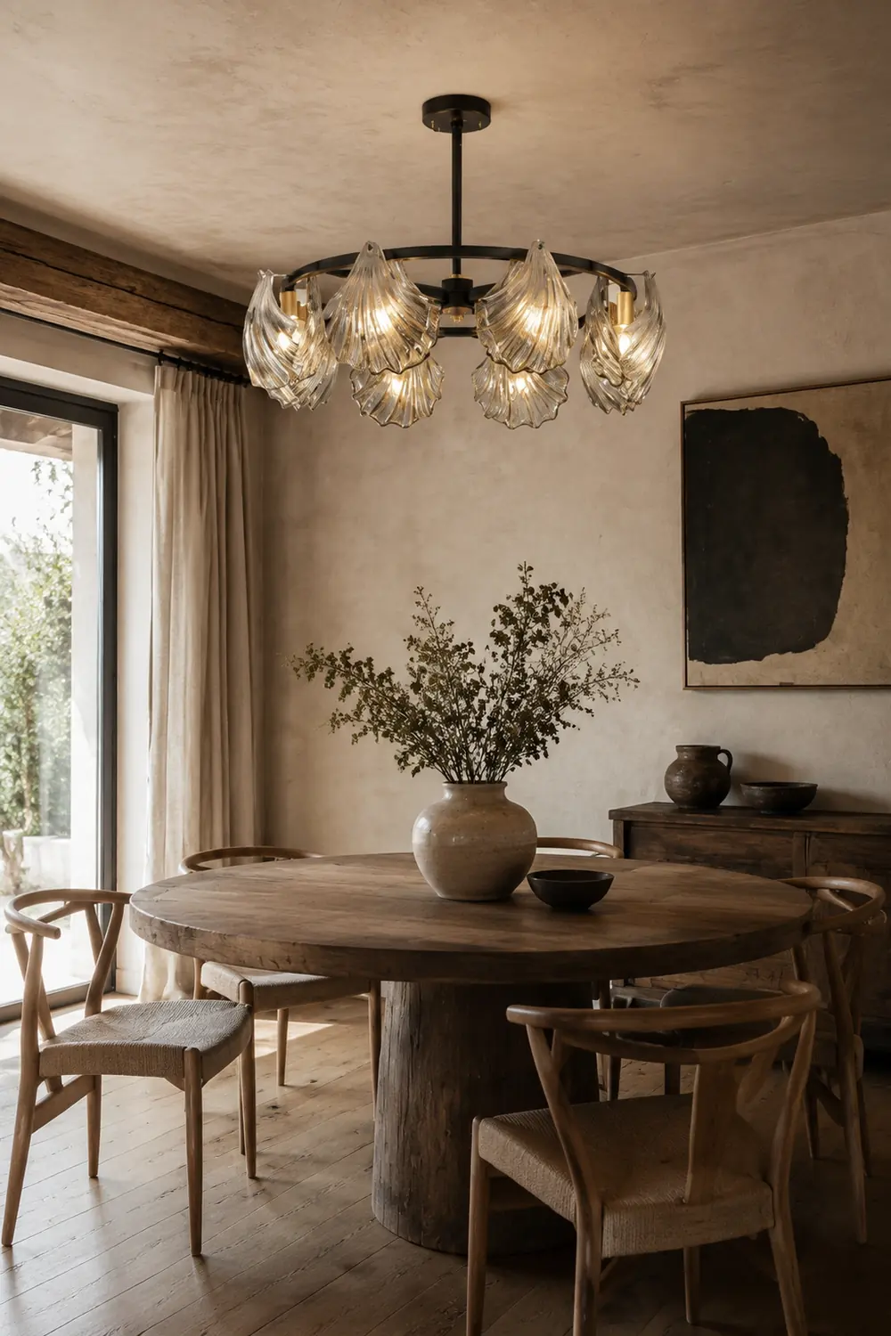Kirsten Pendelleuchte Dimmbar, Reiner Kupfer& Glas, 2 Farben, ∅60/80/100cm - Lumpaz