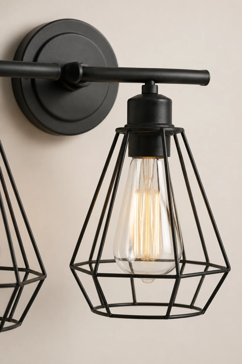 Alessio Vanity Wandleuchte Retro, 4 Stile - Lumpaz