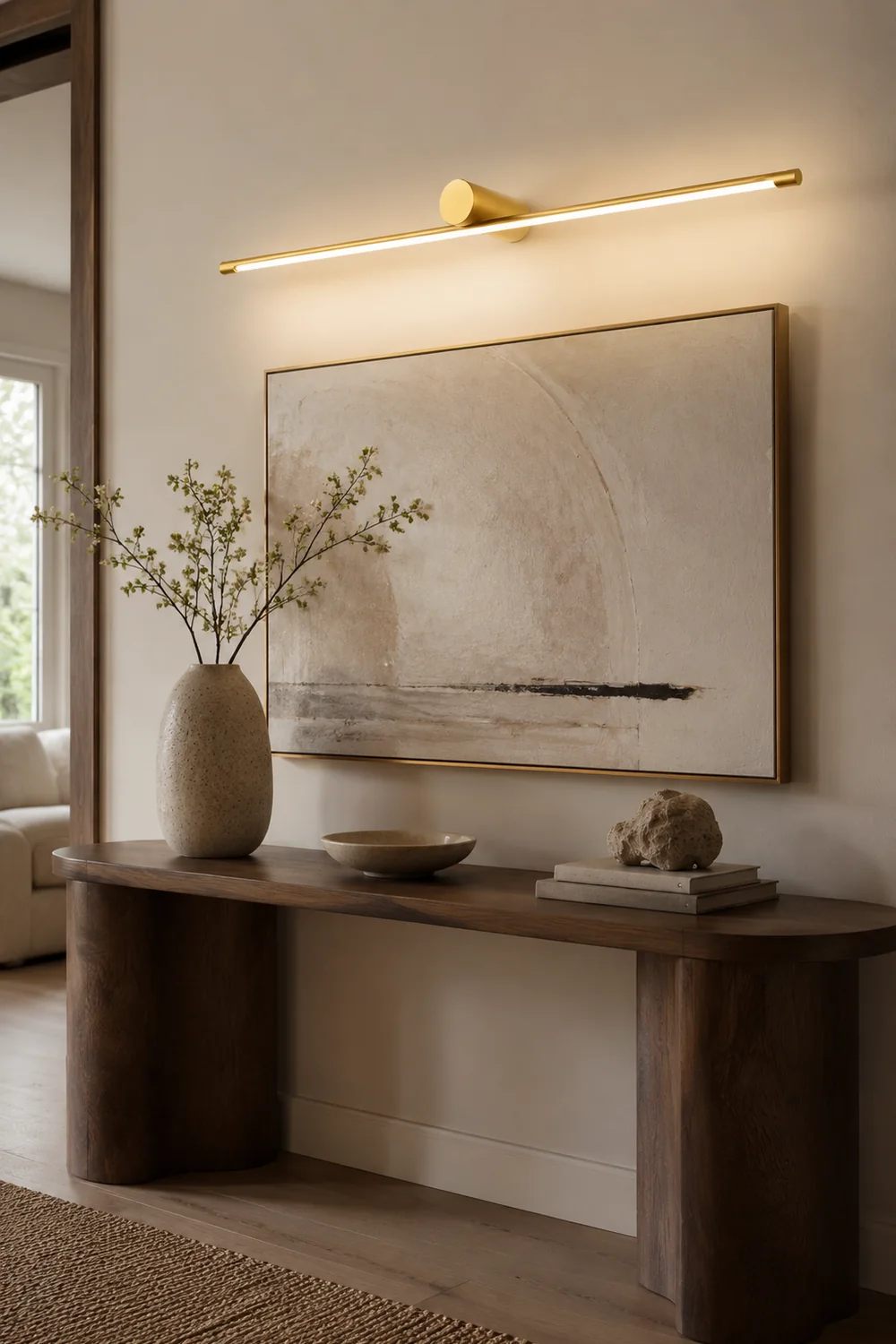 Leigh Wandlampe Spiegelfront 2 Farbe, 40/60/80/100cm - Lumpaz