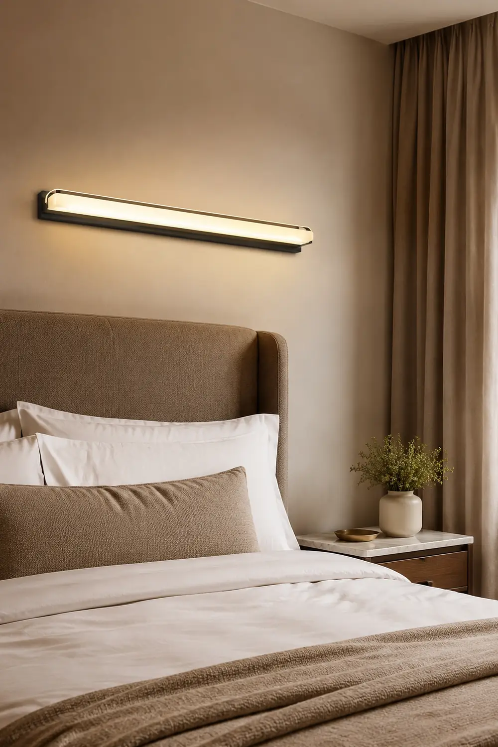 Leigh Wandlampe Spiegelfront 3 Farbe, 42/52/62/72/92/112cm - Lumpaz