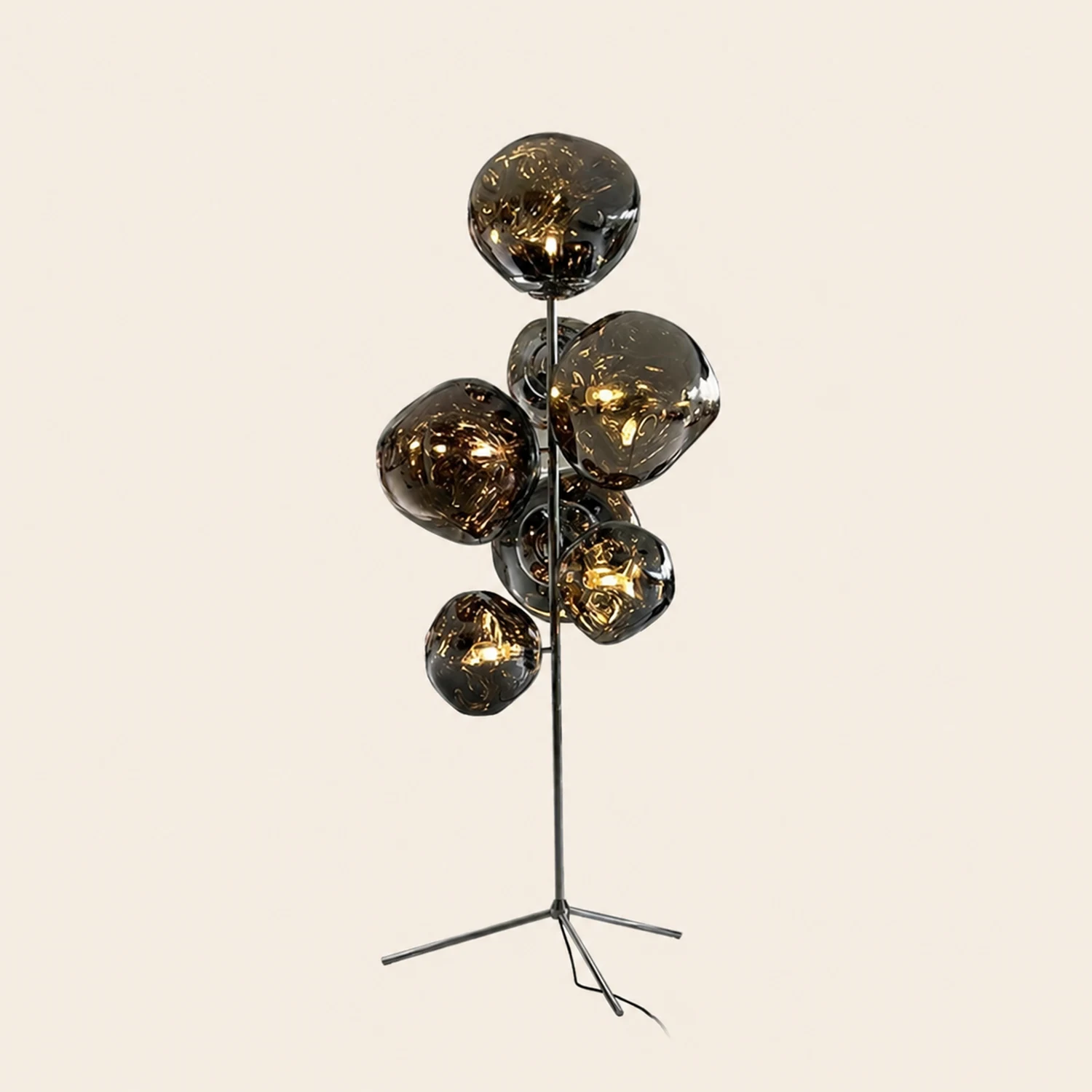 Mirza Stehleuchte 4 Farben, 7 -flammig, ∅38+28CM - Lumpaz