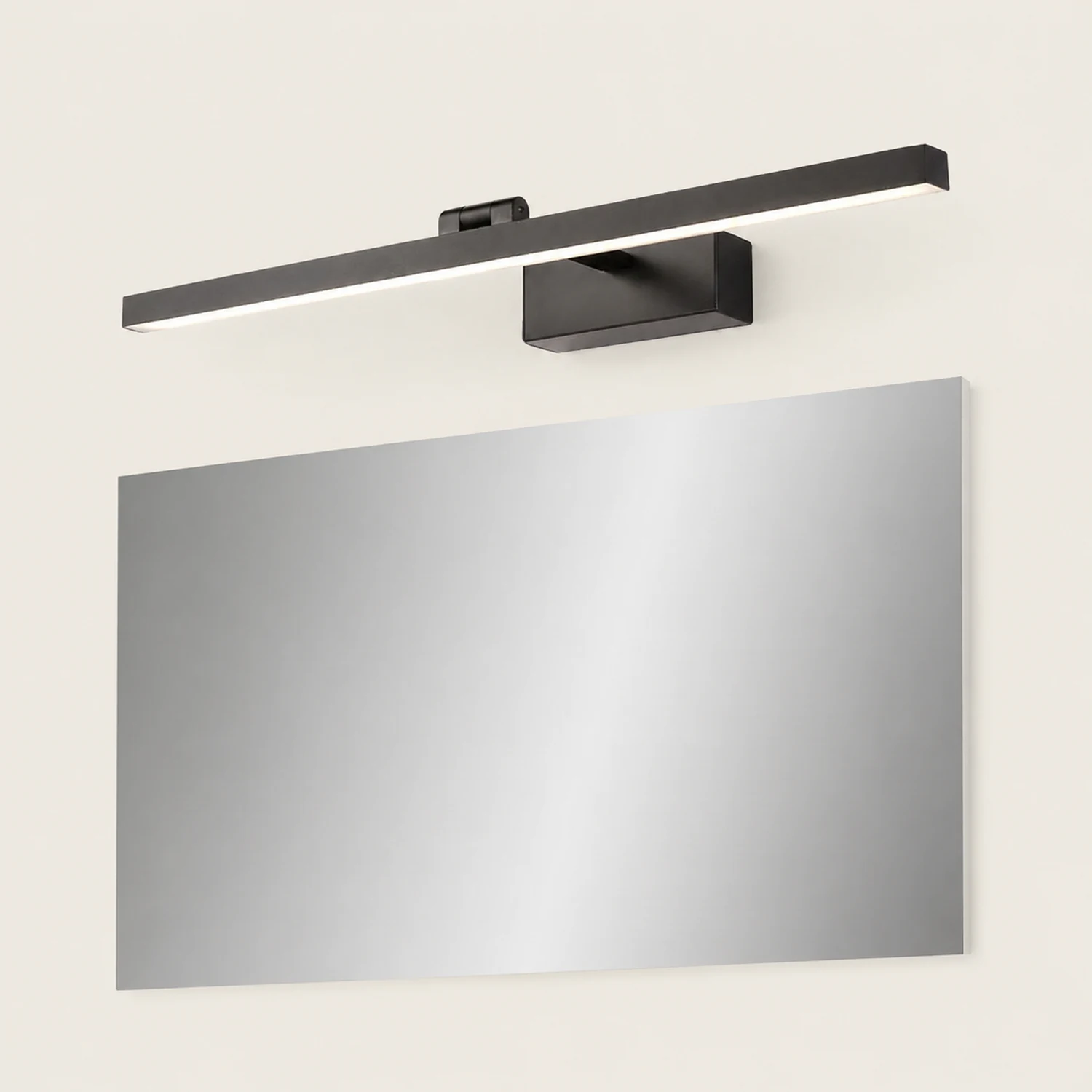 Edge Spiegelfront Waschtisch-Wandleuchte, L 40/50/60CM - Lumpaz