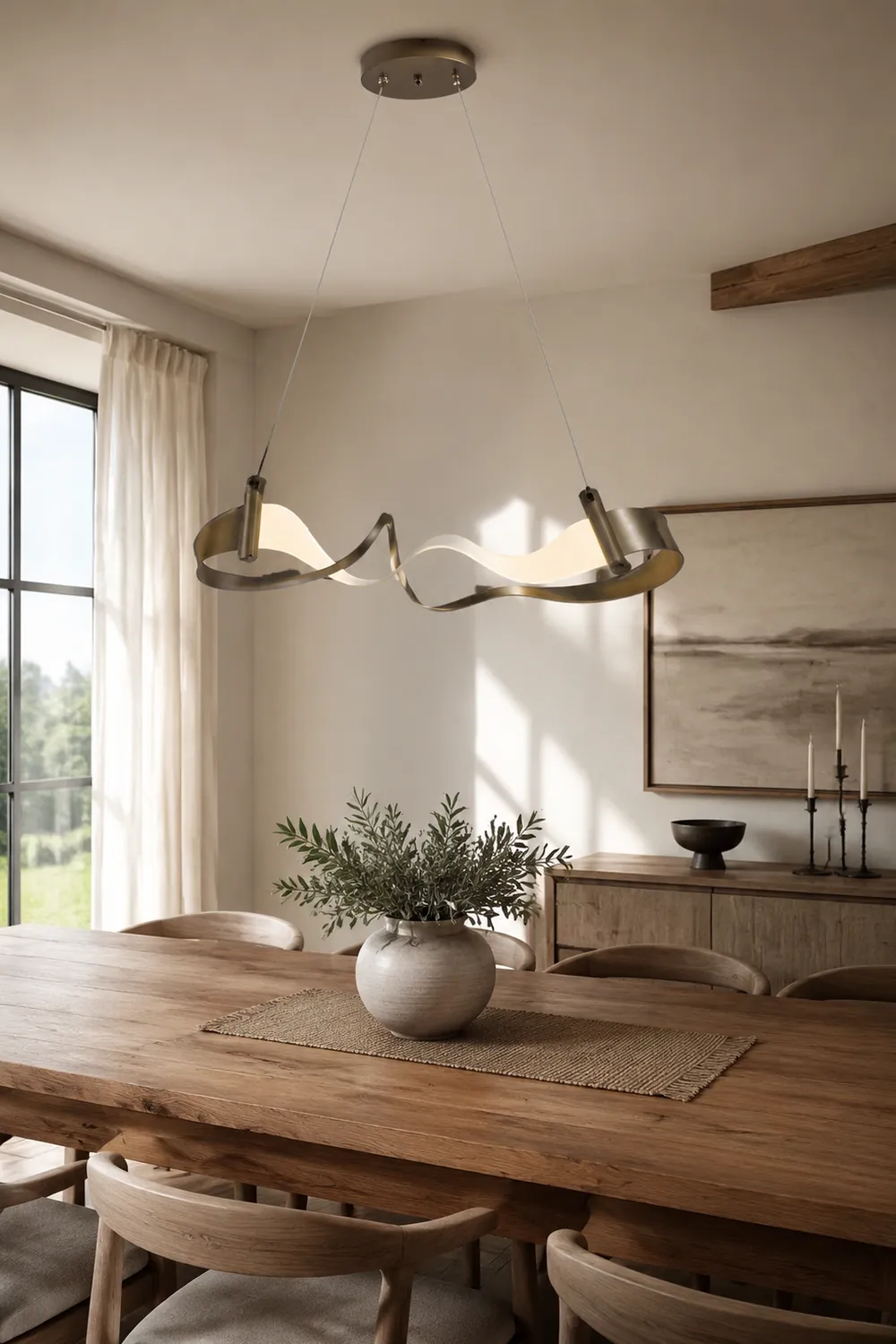 Pendelleuchte, Metall, ∅60/80/120CM - Lumpaz