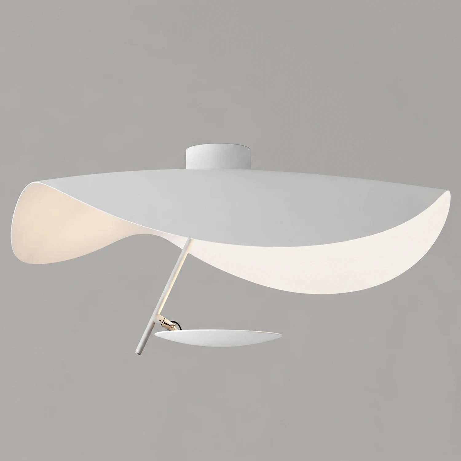 Eveline Pendelleuchte 2 Farben, Goldfolie, ∅40/60/80CM - Lumpaz