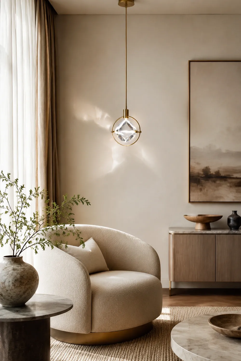 Kristy Pendelleuchte, 2 Stil - Lumpaz