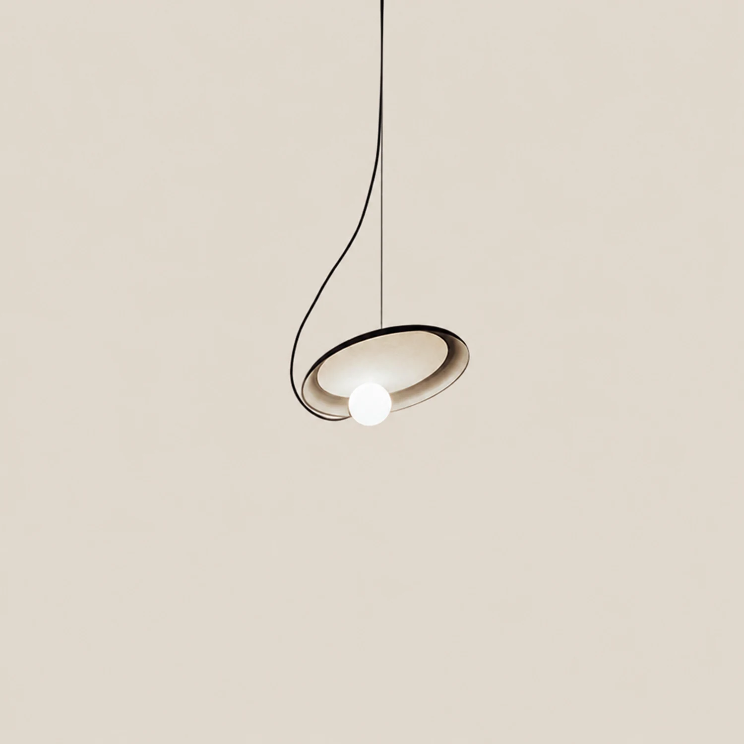Avi Pendelleuchte 3 Farben, Glas, ∅25/35CM - Lumpaz