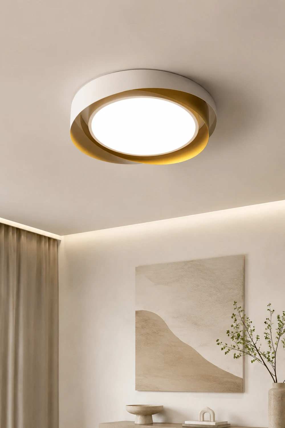 Quinn Deckenleuchte 2 Farbe, ∅40/50CM - Lumpaz