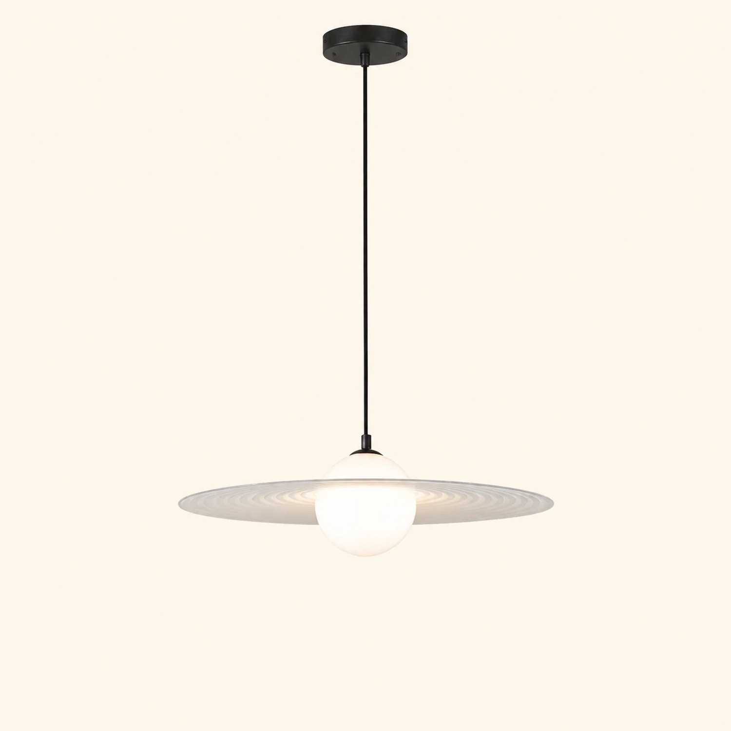Carins Pendelleuchte Farbe Temperatur Schaltbar, 2 Farbe, ∅30/45cm - Lumpaz