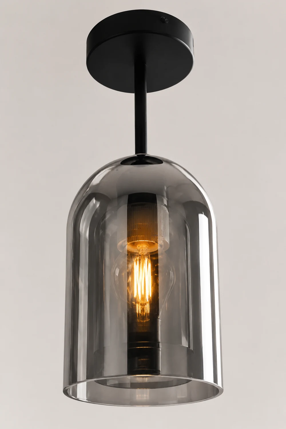 Sanna Deckenleuchte/Pendelleuchte 4 Stile Reines Kupfer&Glas - Lumpaz