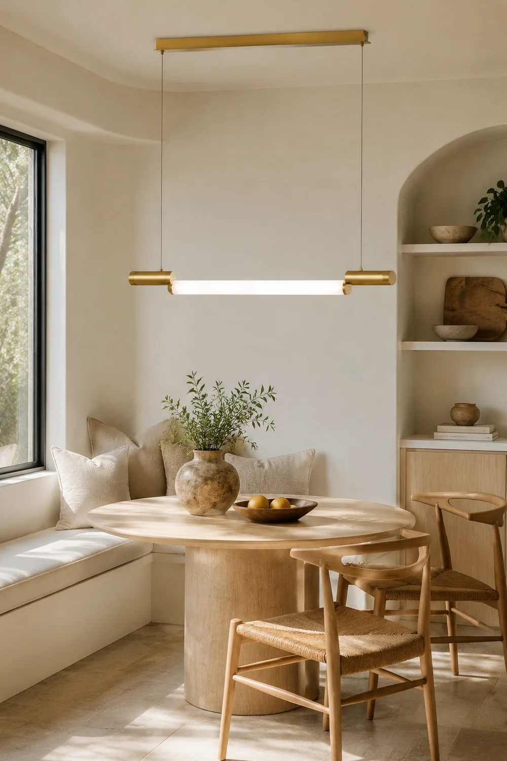 Edge Pendelleuchte, Aluminium & PVC, L 120CM - Lumpaz