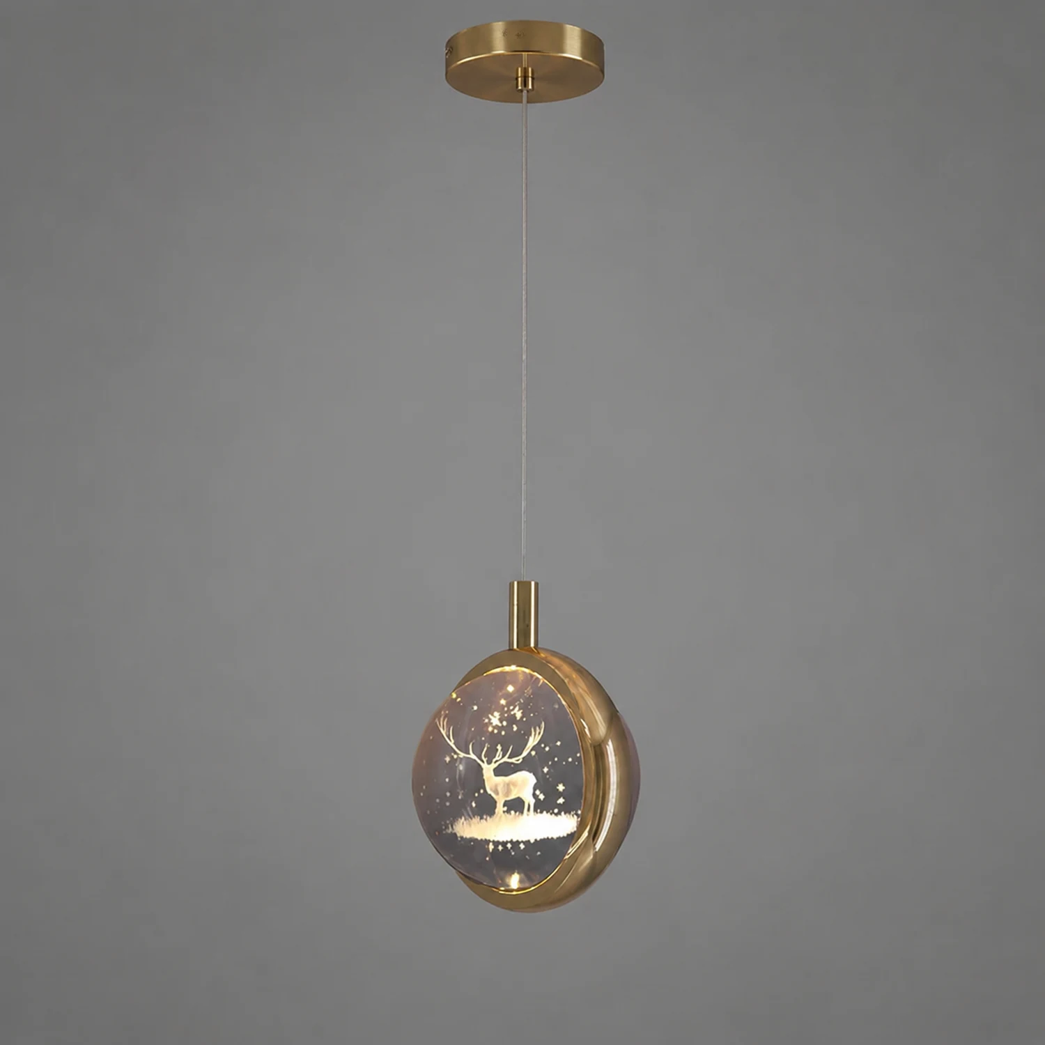 Kady Künstliche Form Pendelleuchte, ∅12CM - Lumpaz