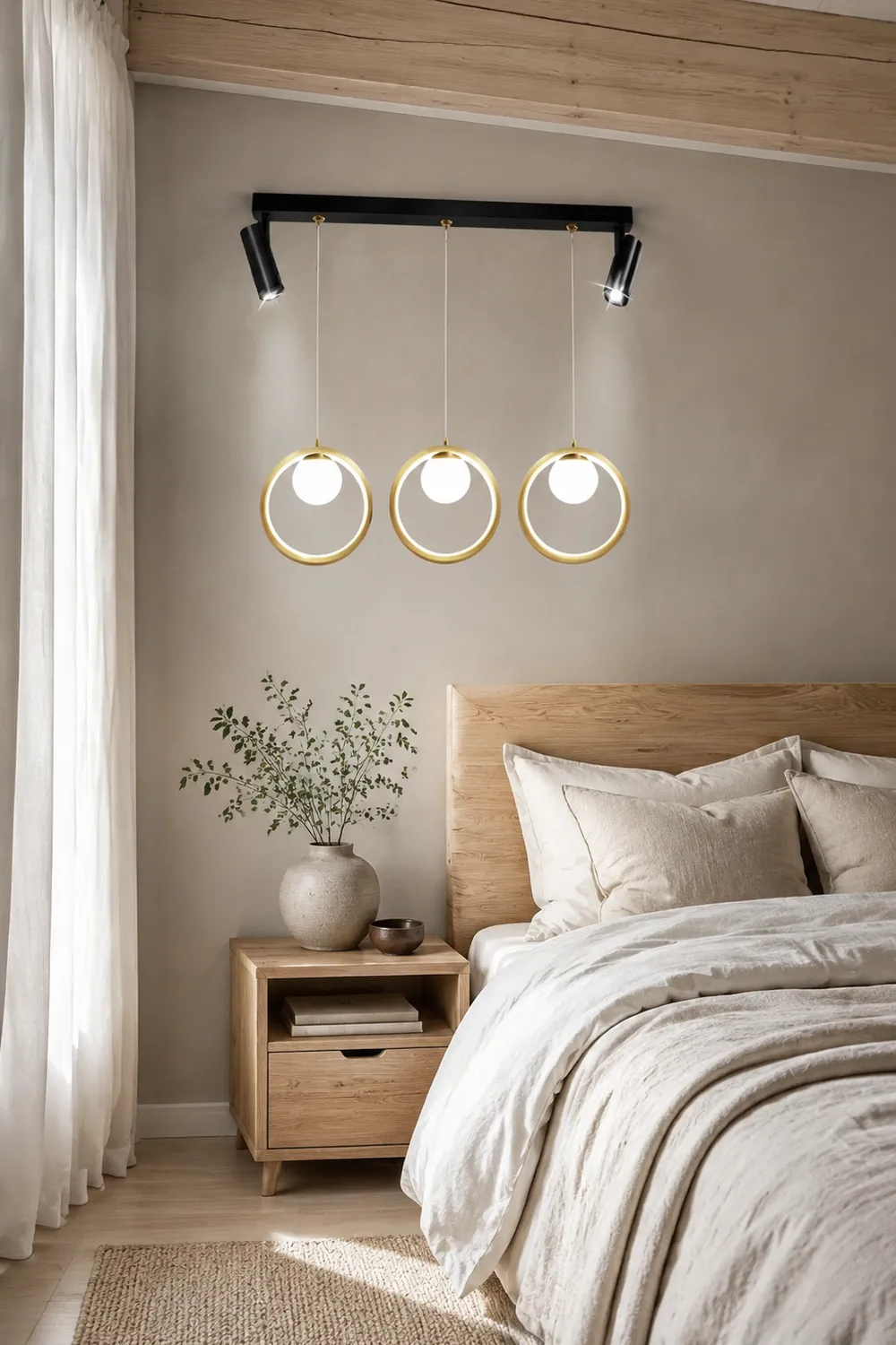 Moderne Nordische Ring Kronleuchter Pendelleuchte für Esszimmer & Restaurant - Lumpaz