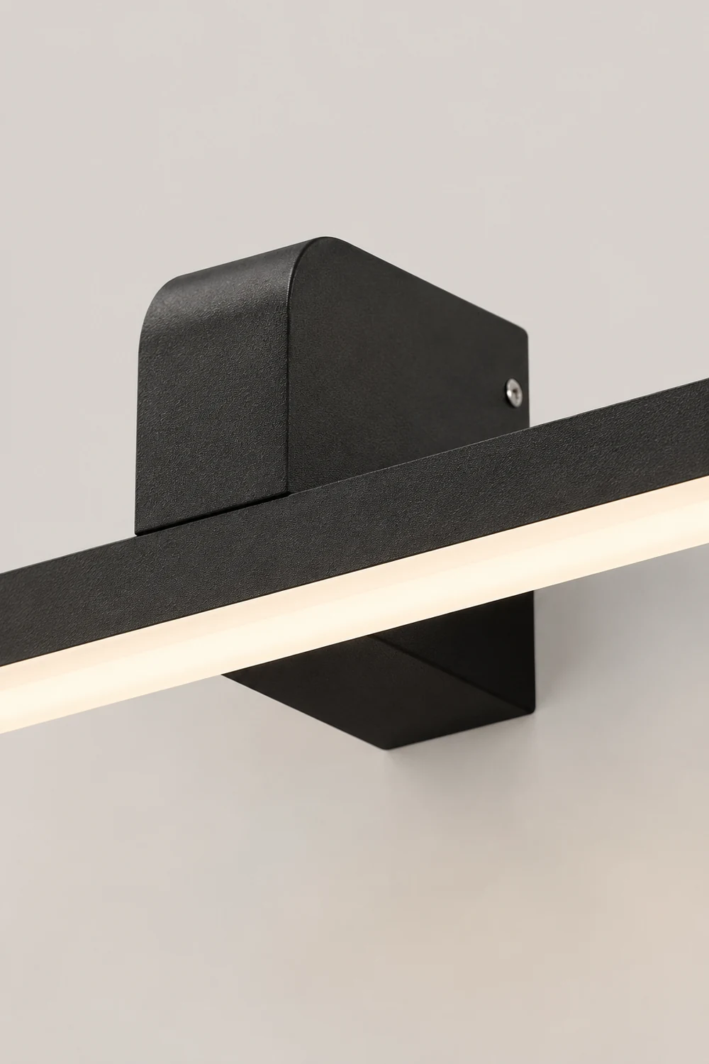Edge Schwarze Spiegelfront Waschtisch-Wandleuchte, L 40/50/60CM - Lumpaz