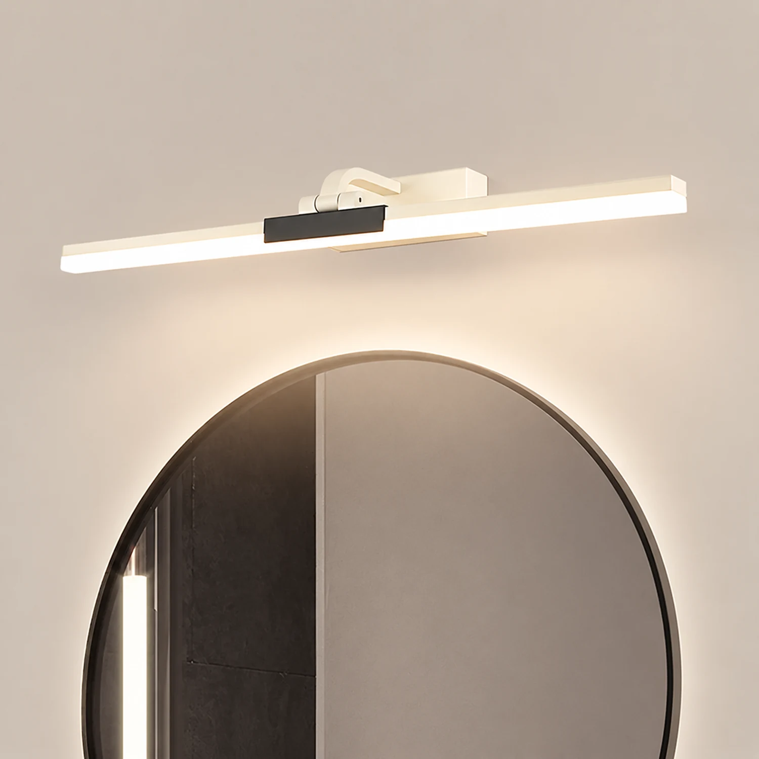 Edge Spiegelfront Waschtisch-Wandleuchte, L 40/50/60/70CM - Lumpaz